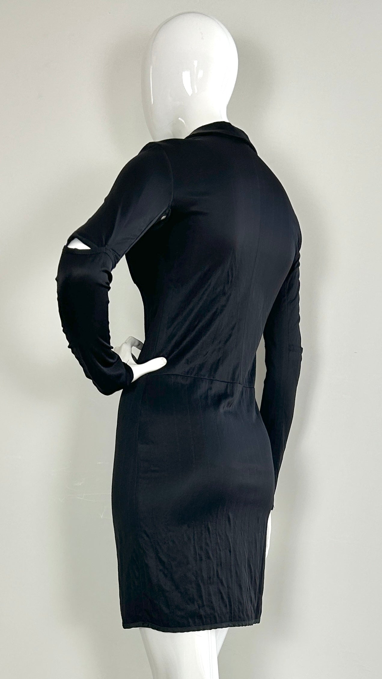 Helmut Lang stretch dress with spliced seams