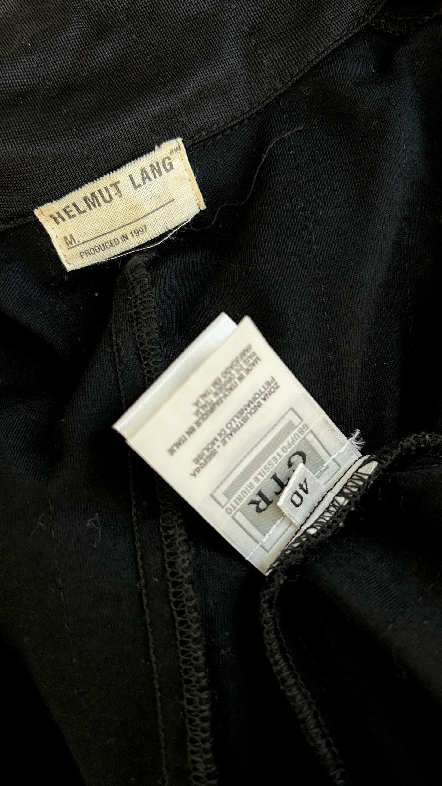 Helmut Lang stretch dress with spliced seams
