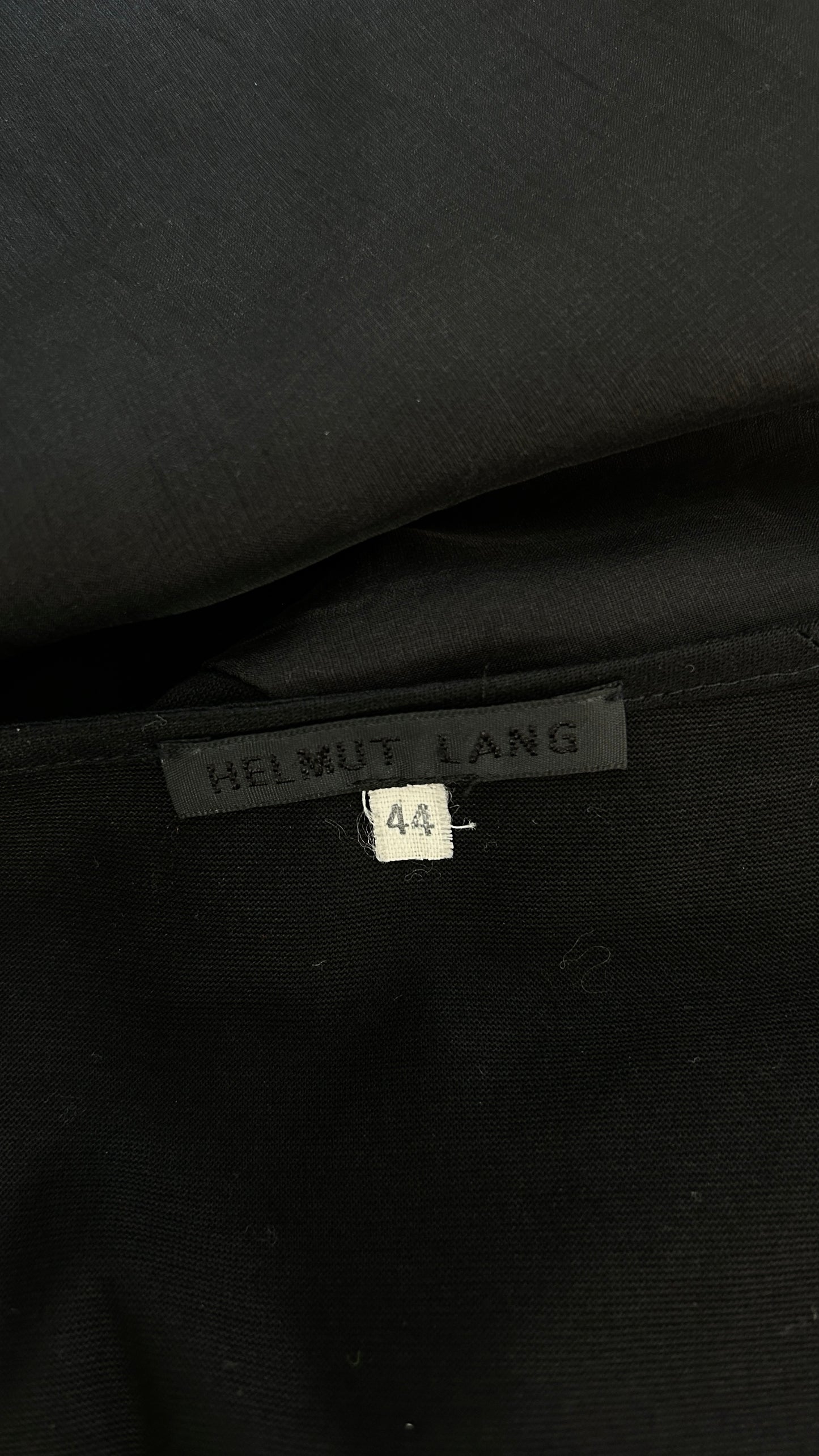 Helmut Lang geometric chiffon skirt