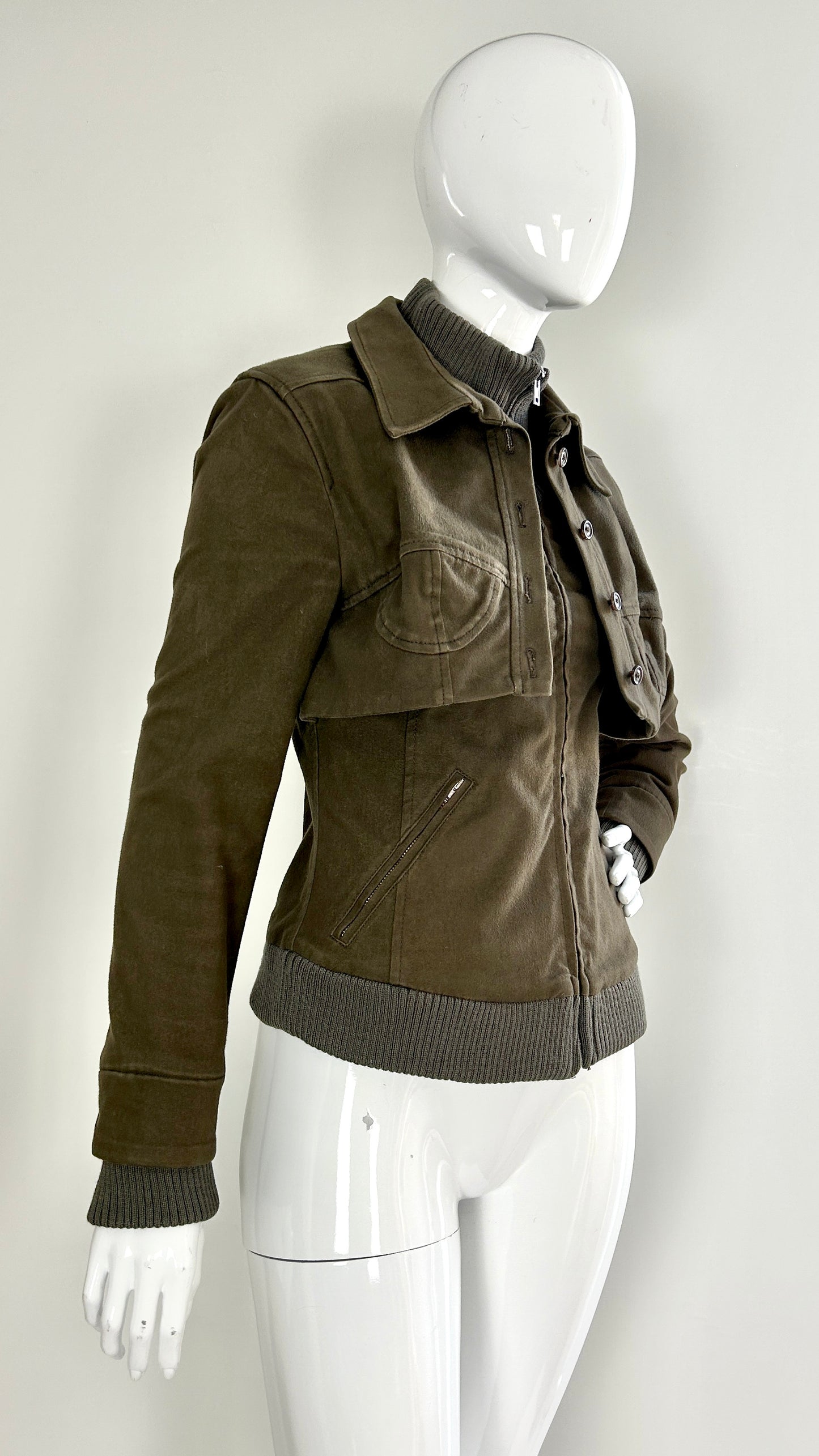 Hussein Chalayan doble layer jacket