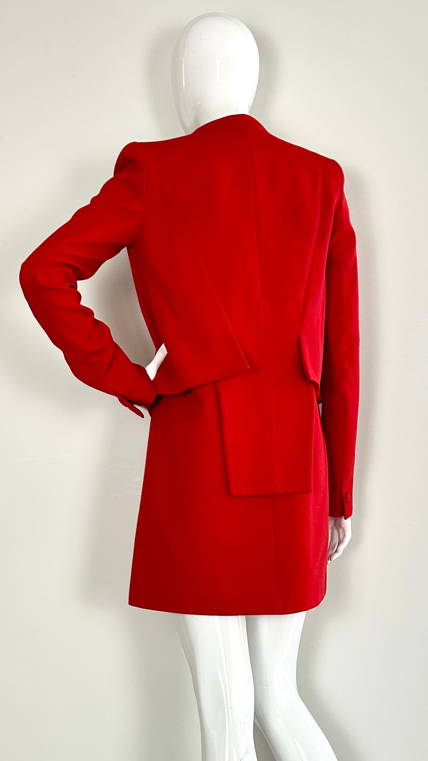 Givenchy red double layer jacket