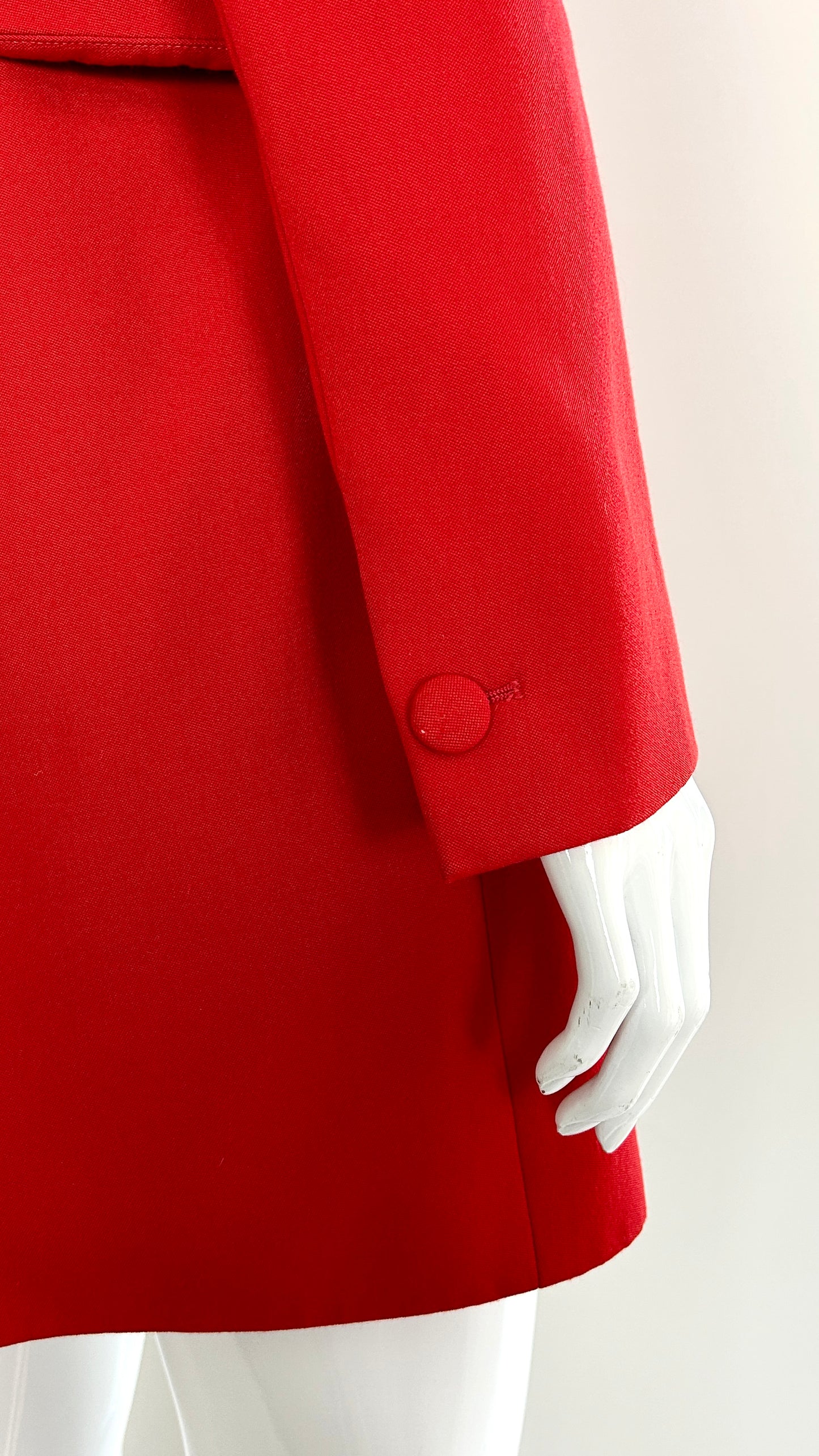 Givenchy red double layer jacket