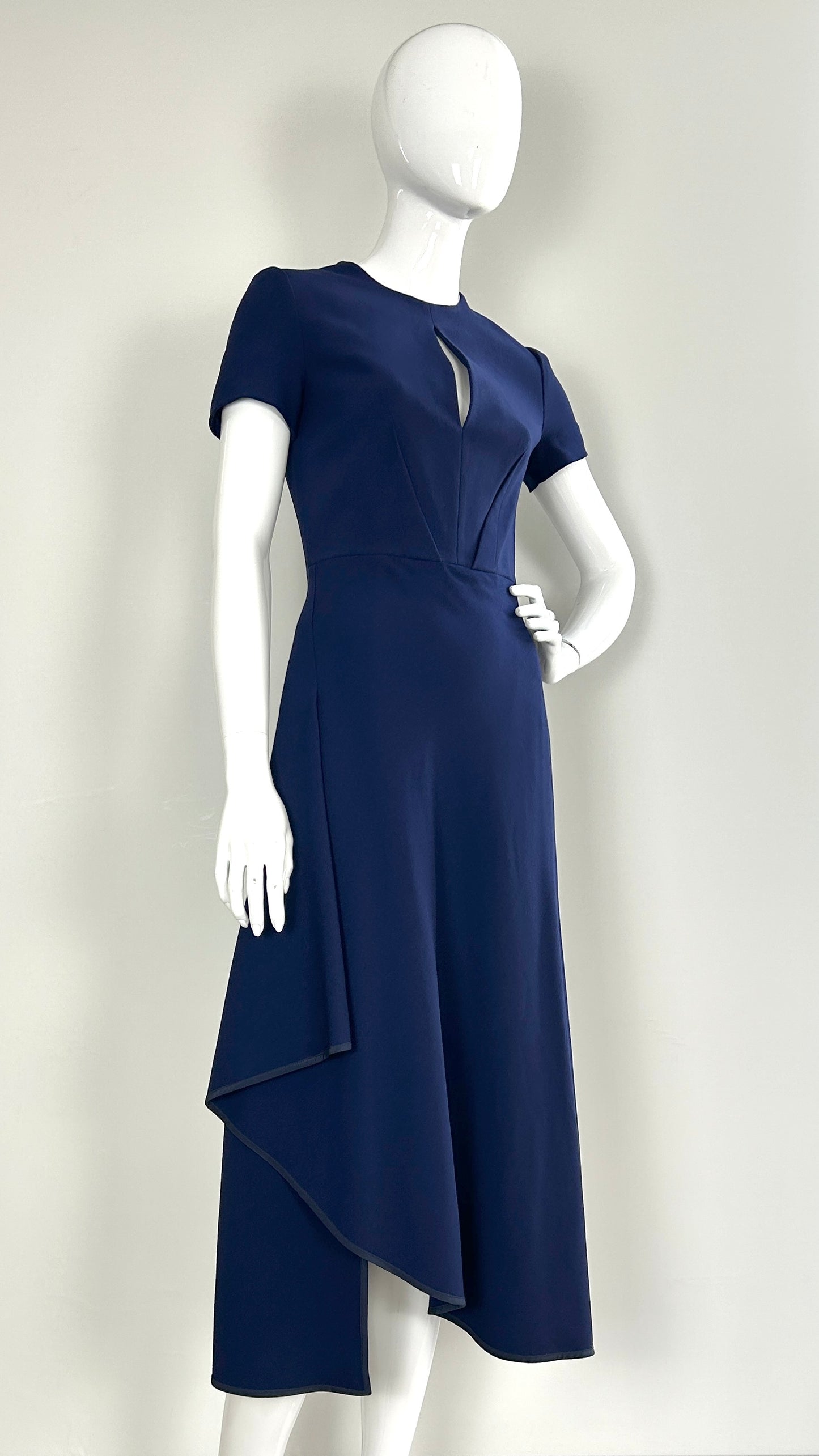 Roland Mouret draped side dress