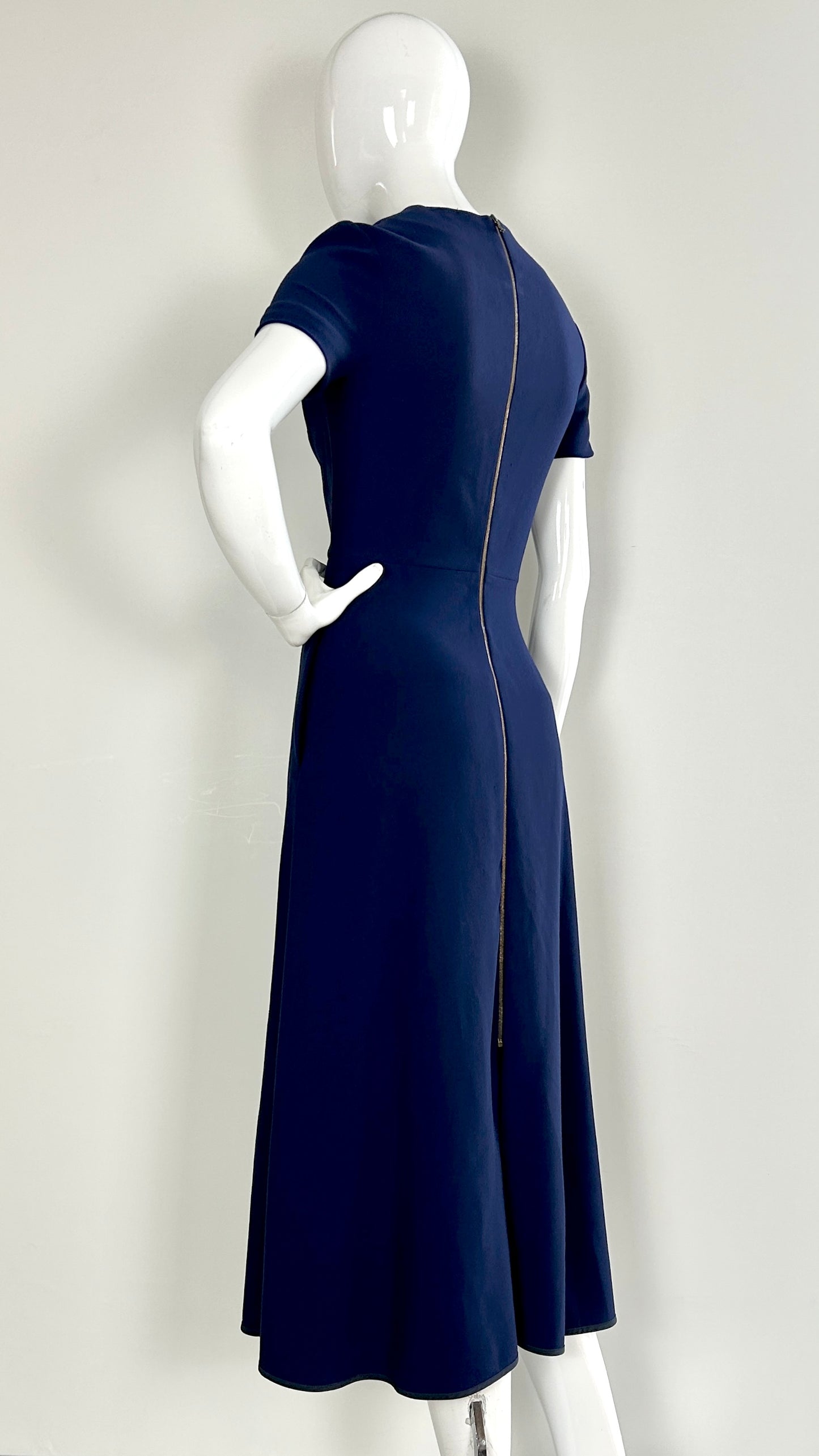 Roland Mouret draped side dress