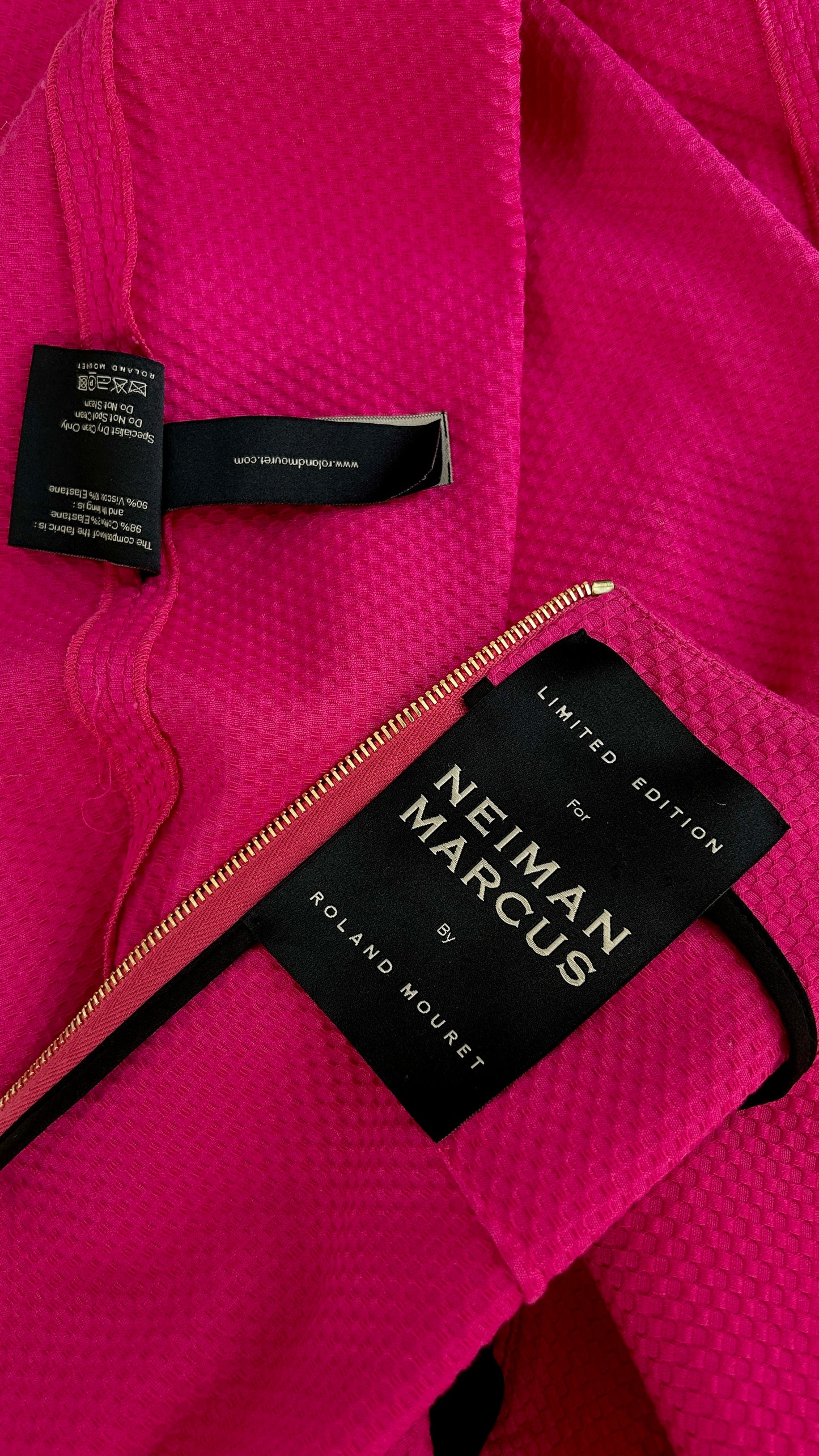 Roland Mouret pink cocktail dress