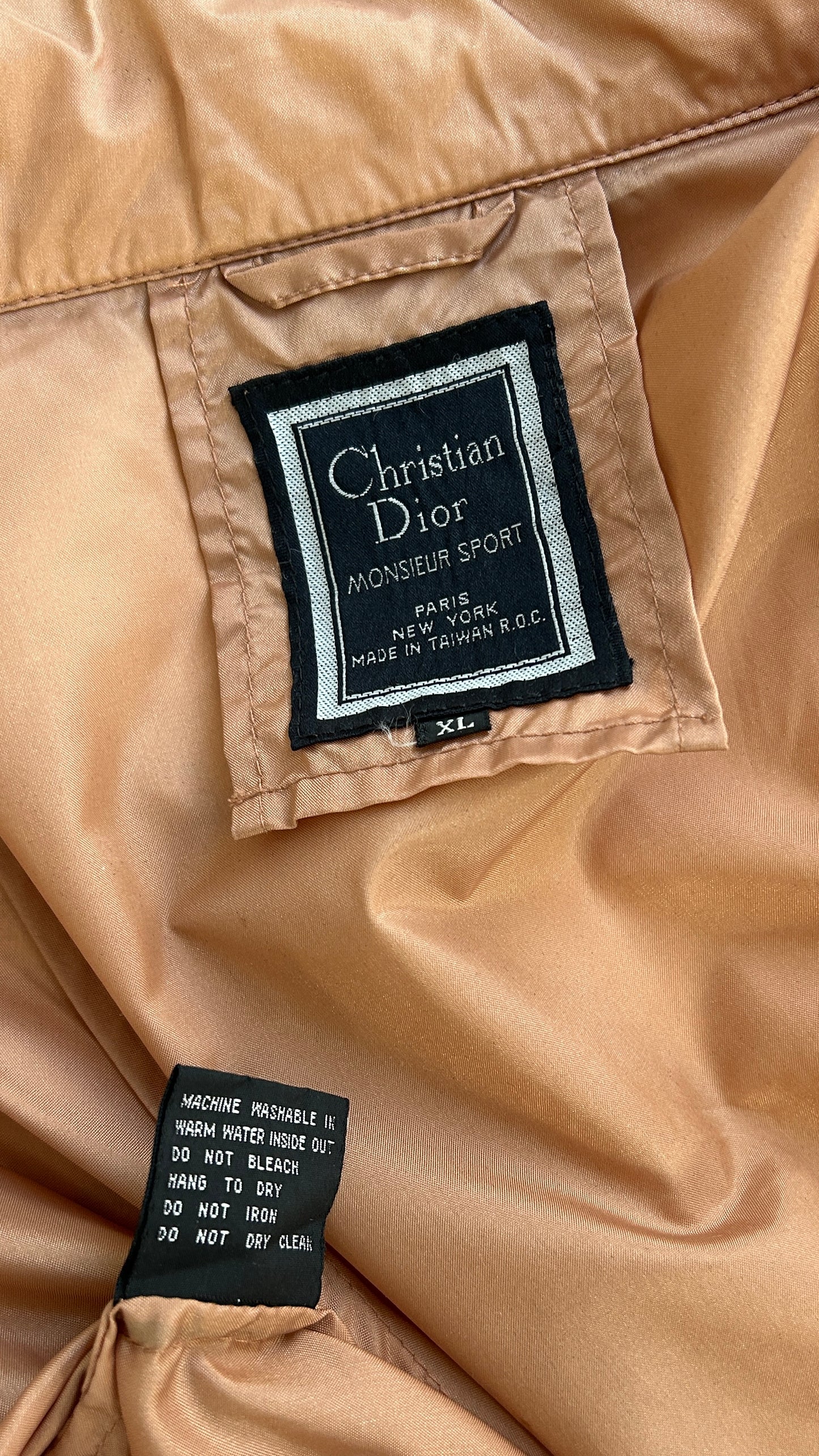 Christian Dior beige windbreaker