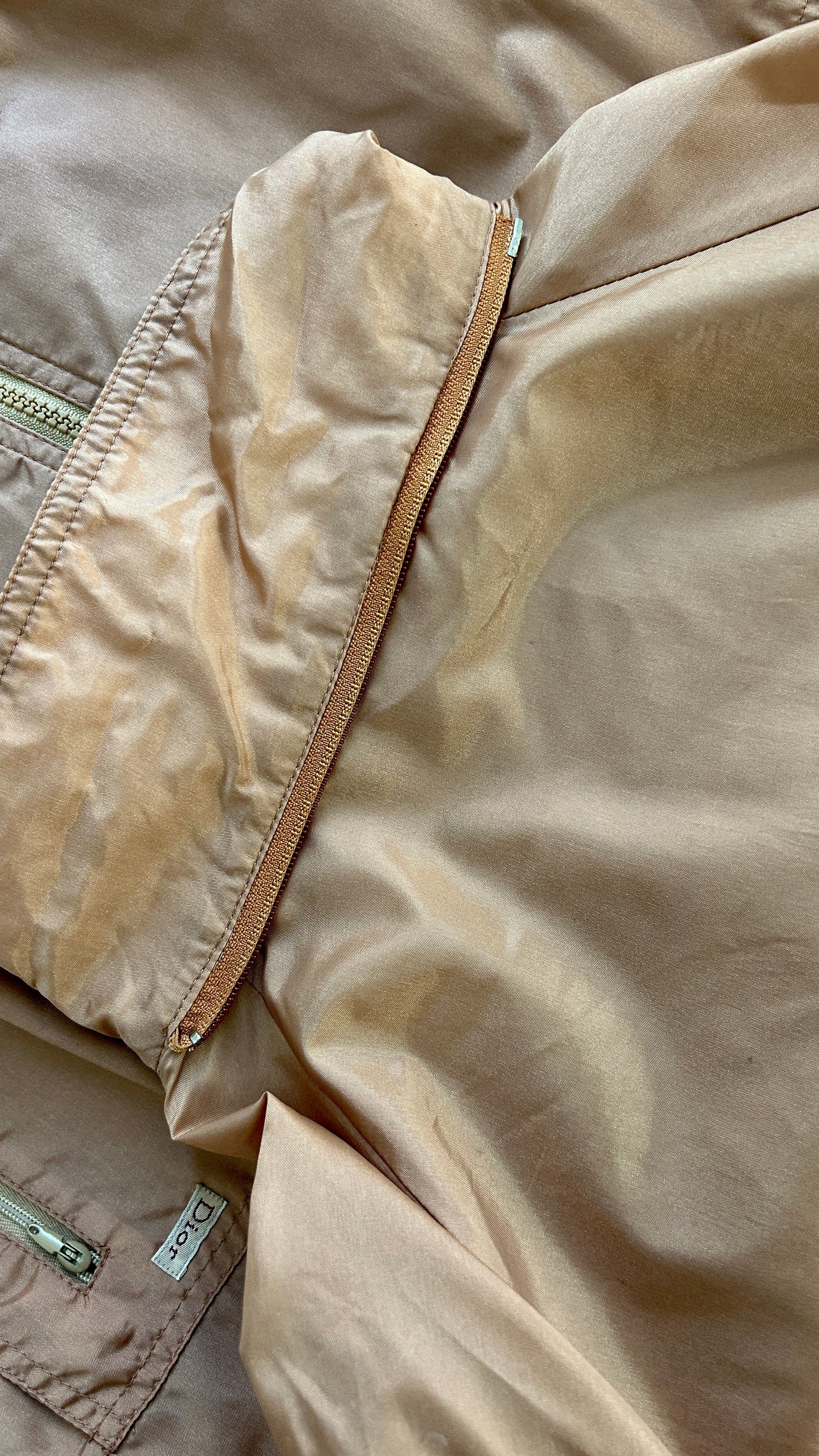 Christian Dior beige windbreaker