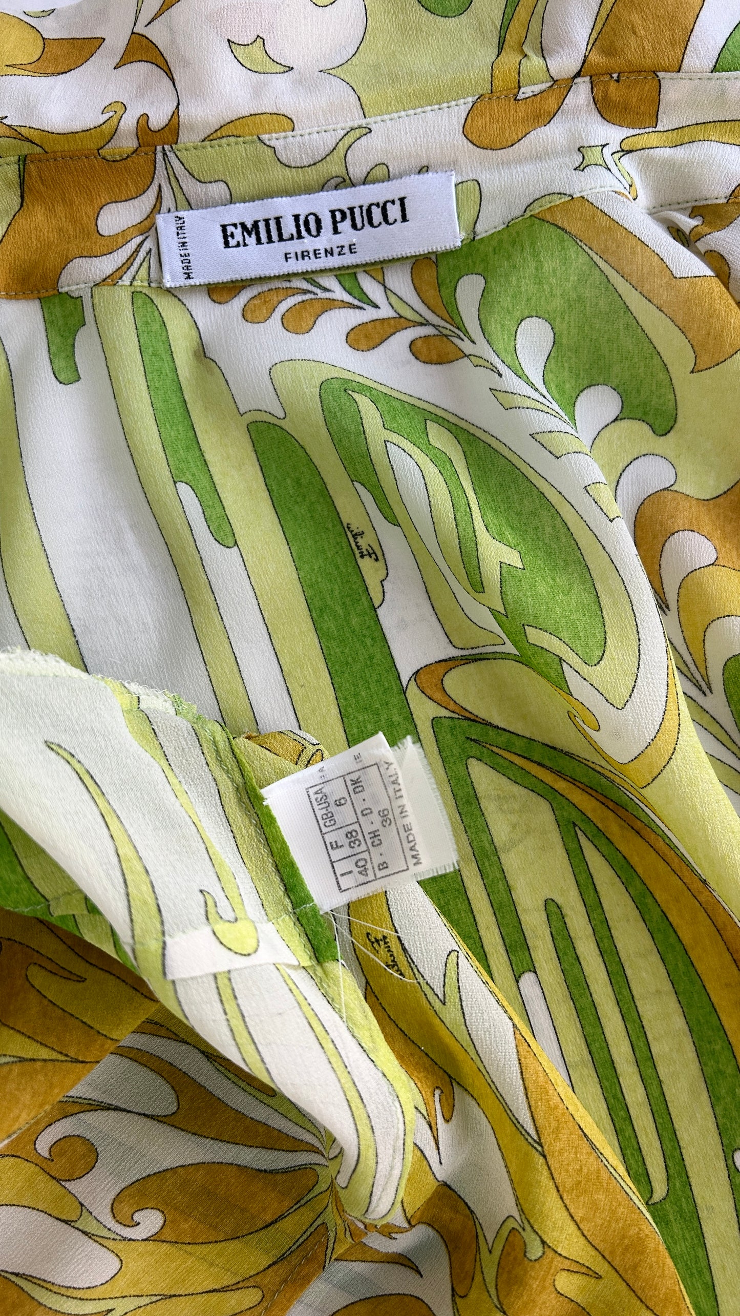 Pucci print blouse