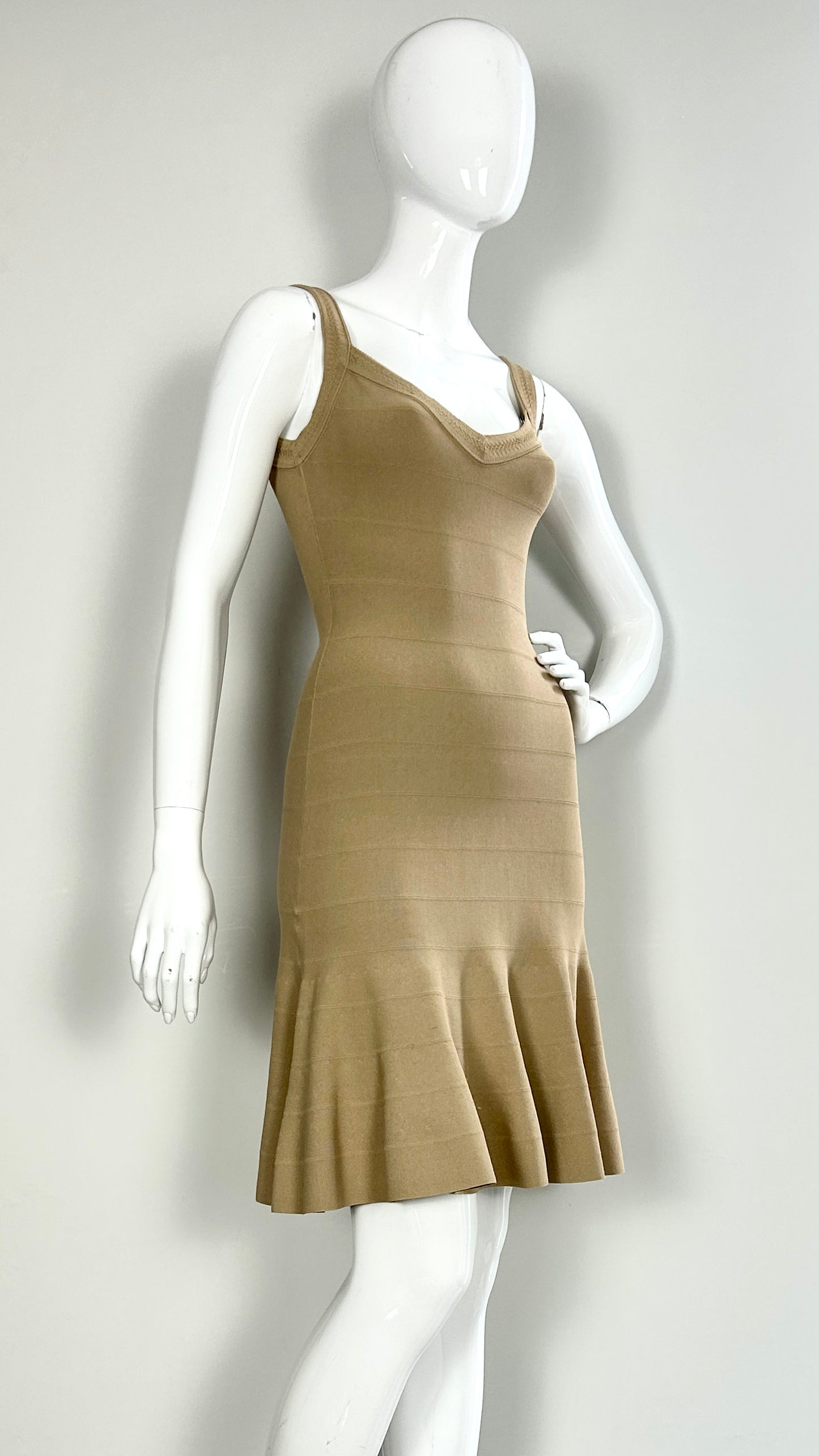 Alaïa lycra knit dress