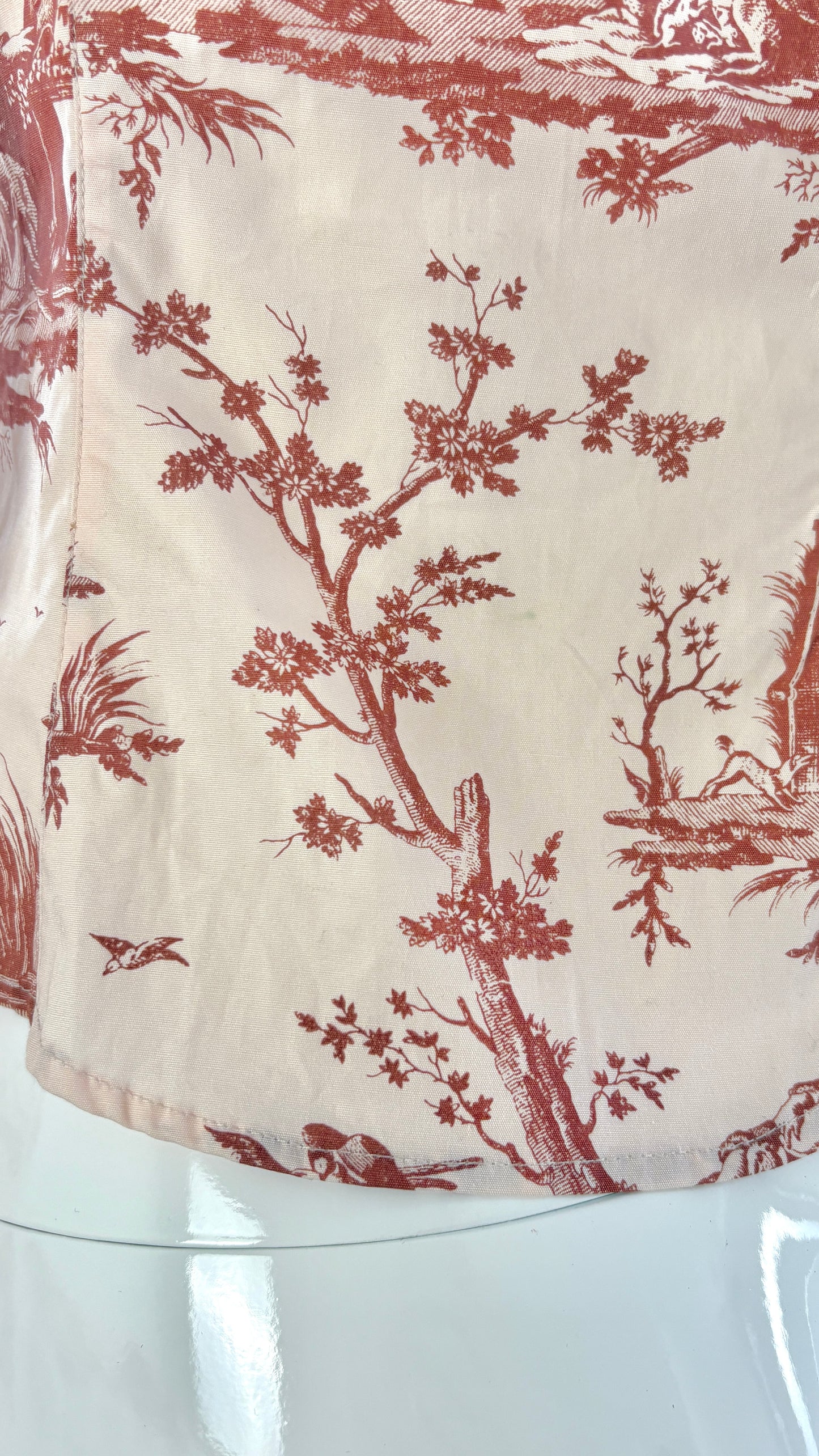 Vivienne Westwood 2009 pink toile de jouy print shirt