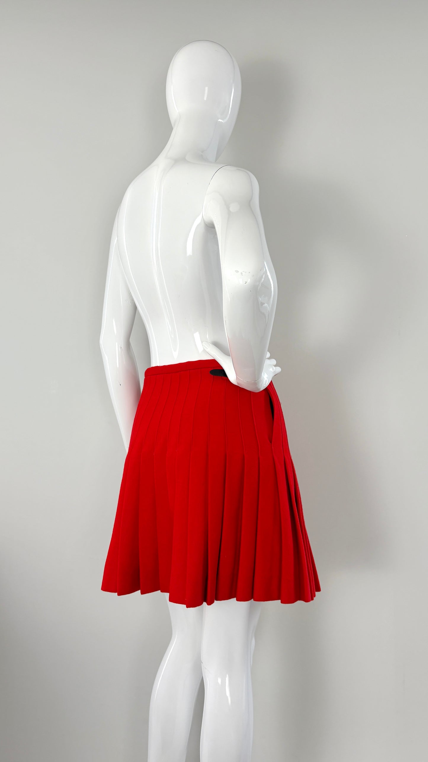 JW Anderson Scottish wool mini kilt
