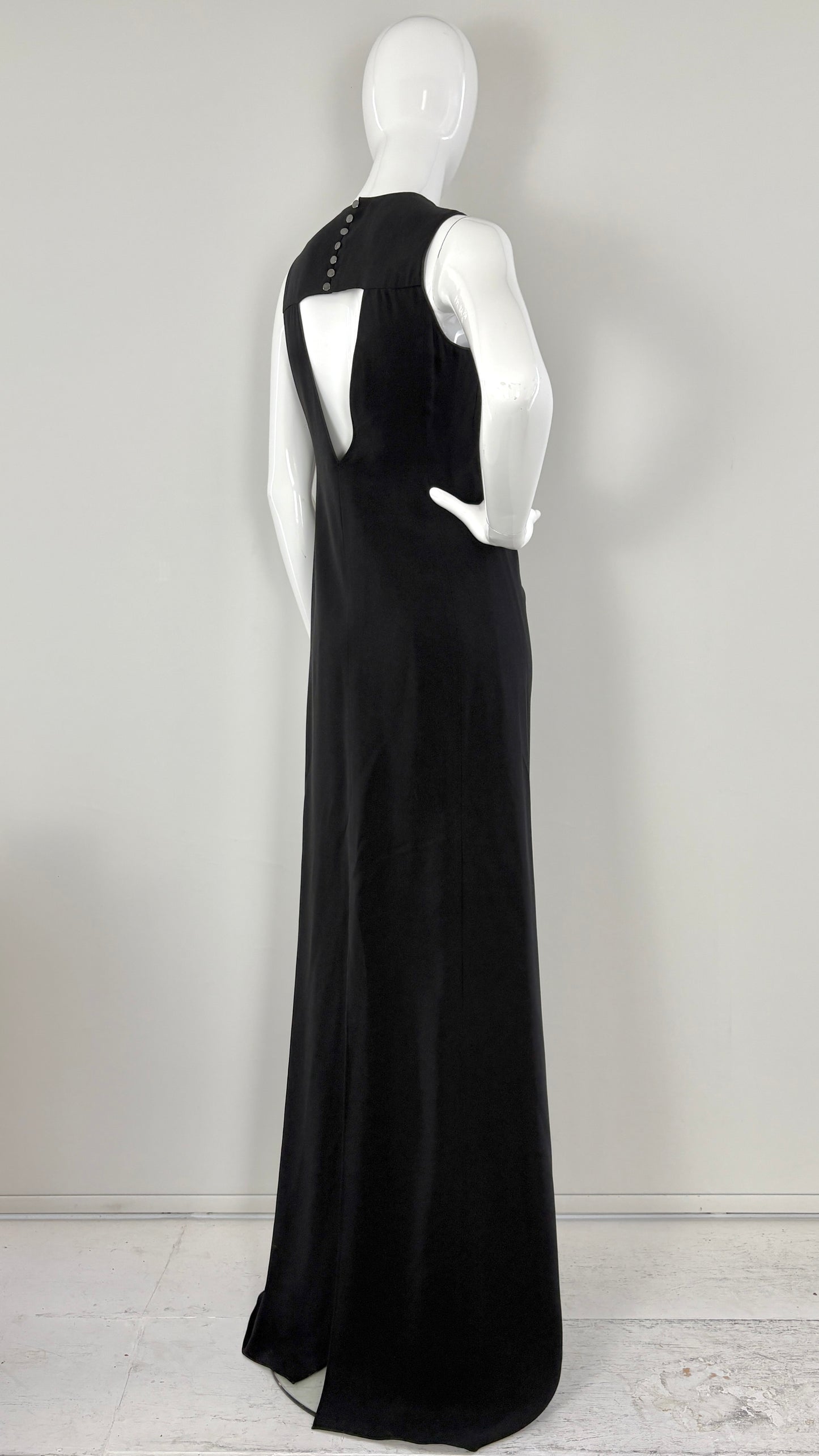 John Galliano by Bill Gaytten A/W 2015-2016 embroidered crepe evening dress