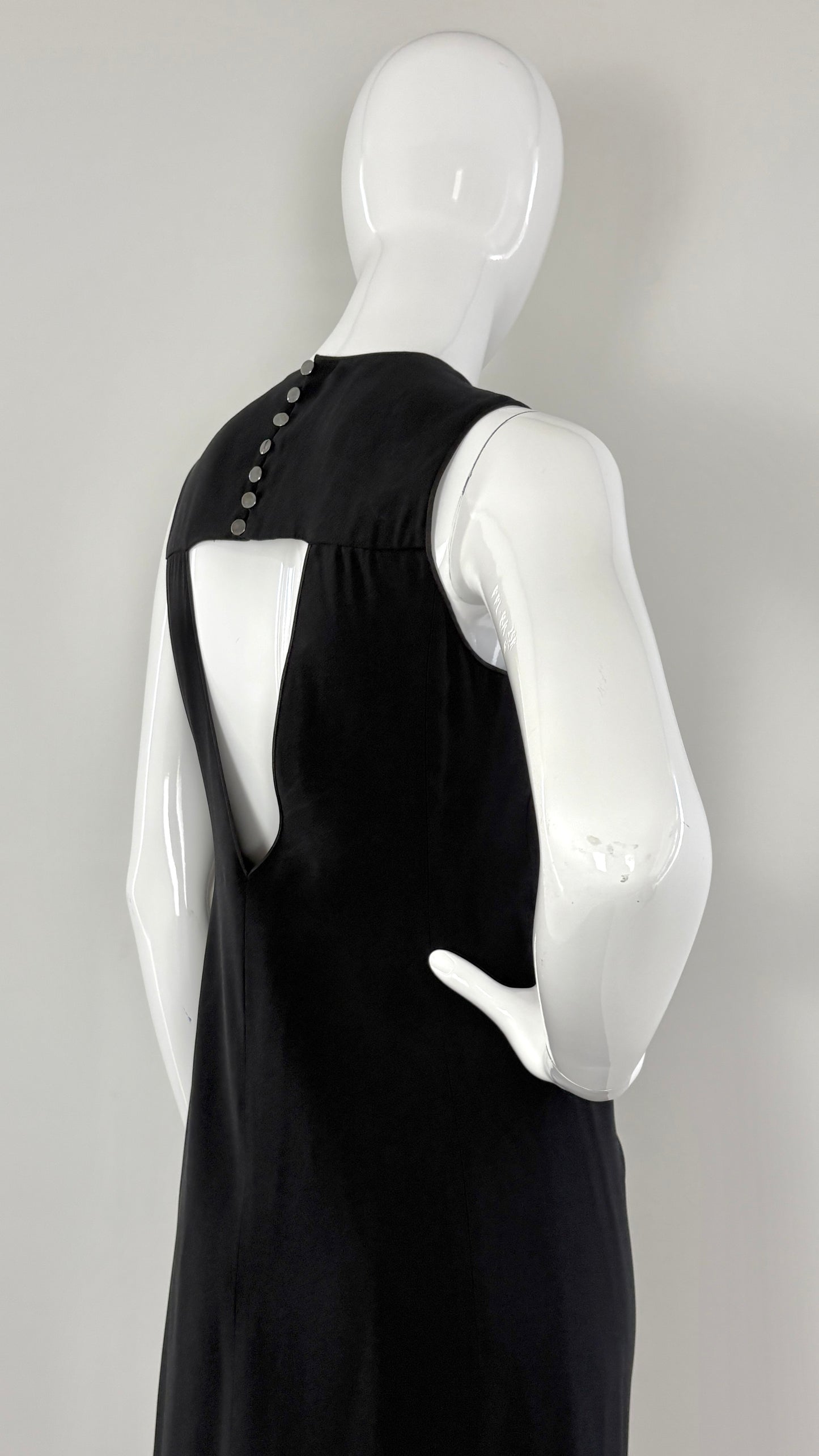 John Galliano by Bill Gaytten A/W 2015-2016 embroidered crepe evening dress