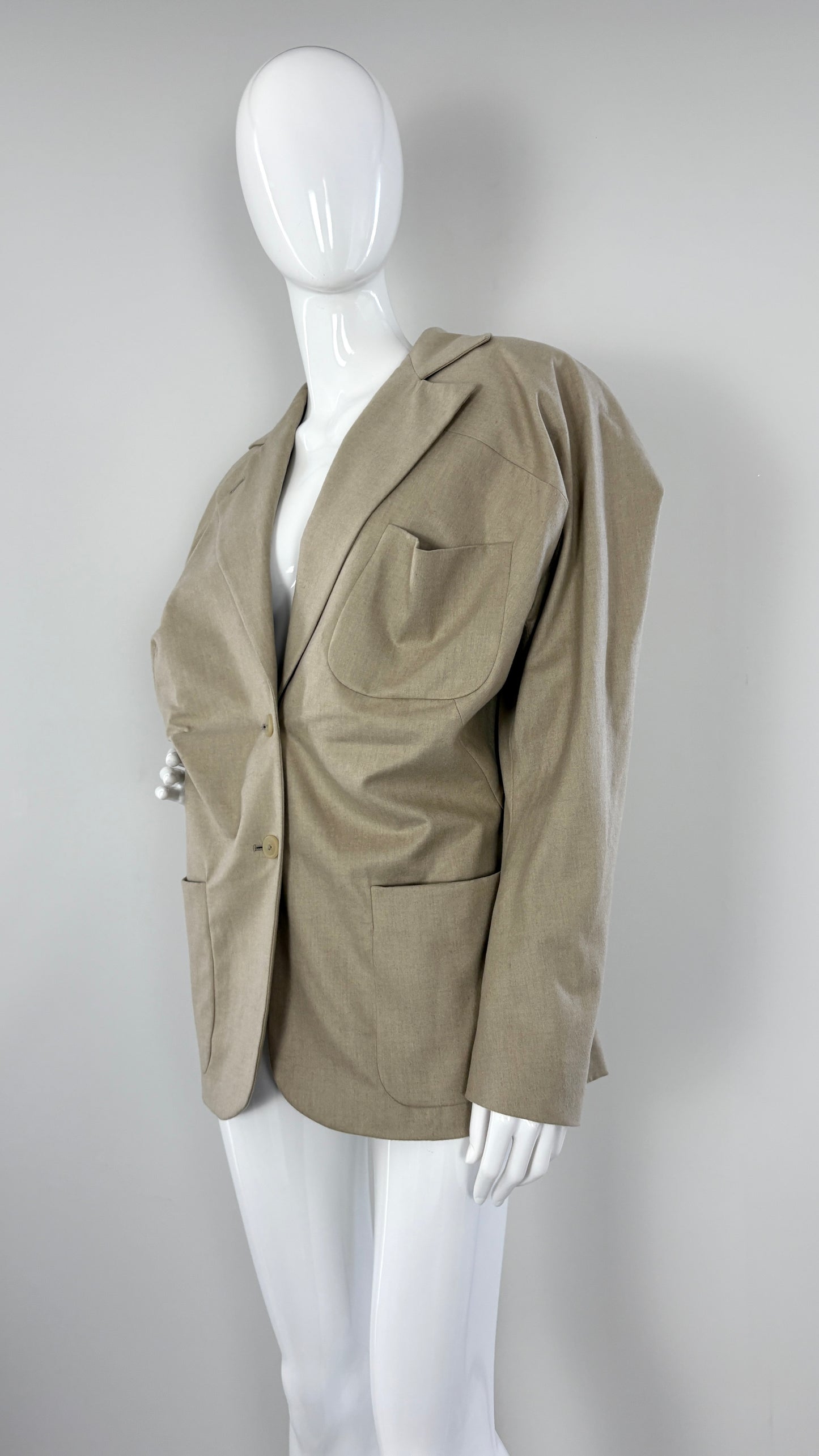 Vivienne Westwood dropped shoulder dart jacket.