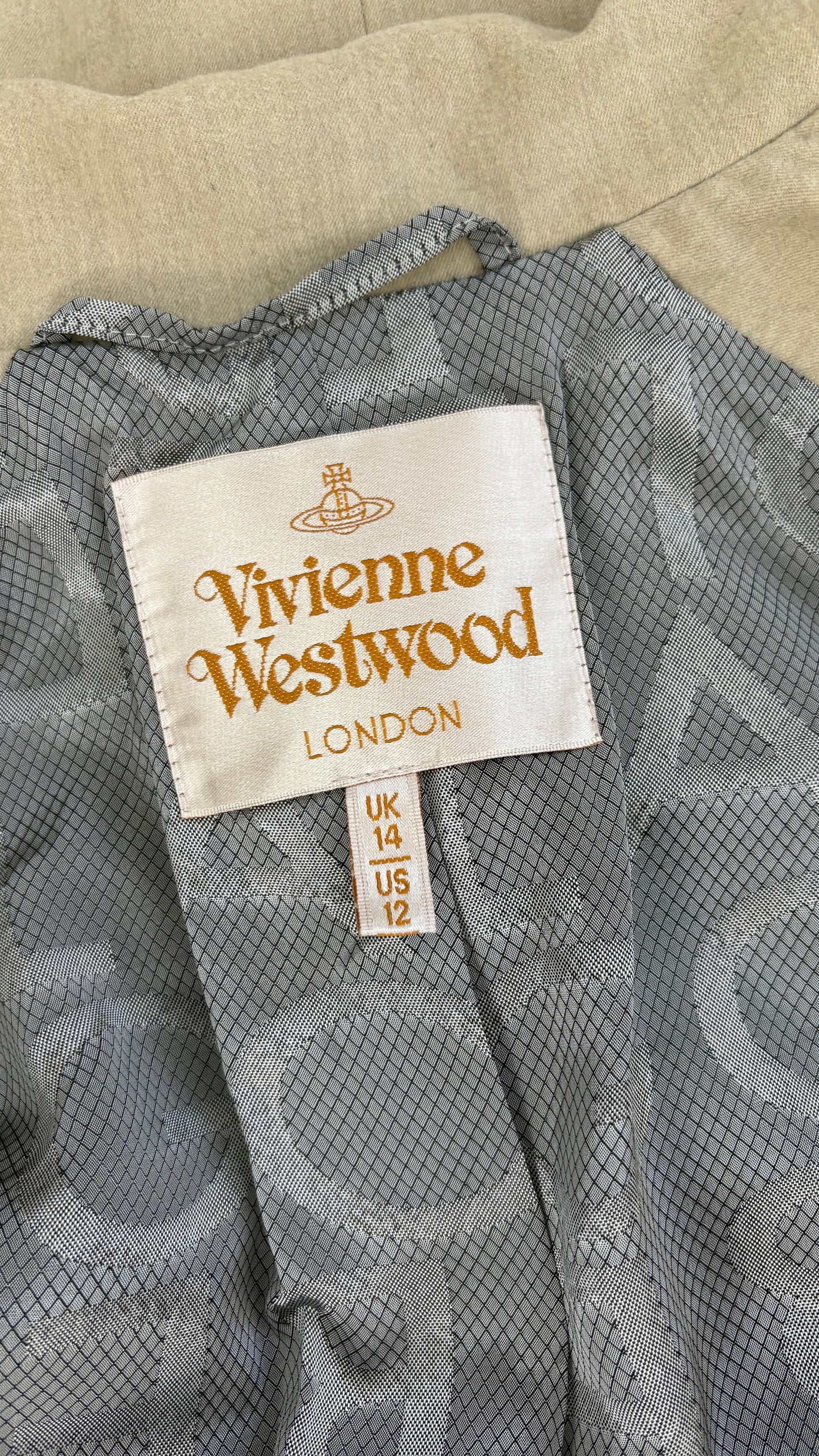 Vivienne Westwood dropped shoulder dart jacket.