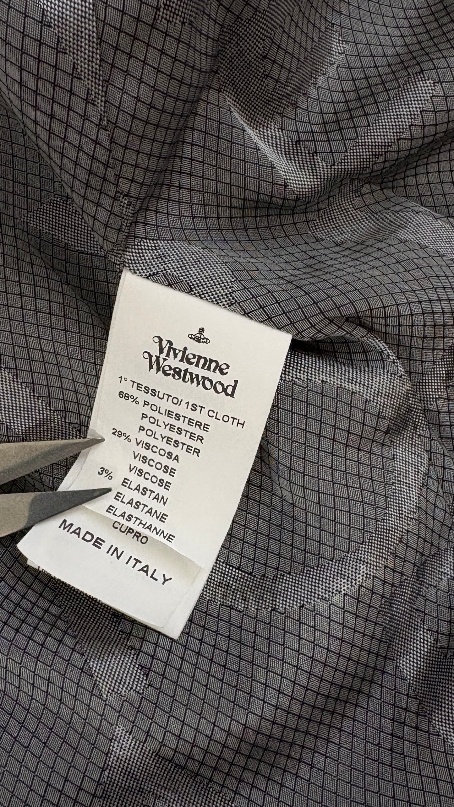 Vivienne Westwood dropped shoulder dart jacket.