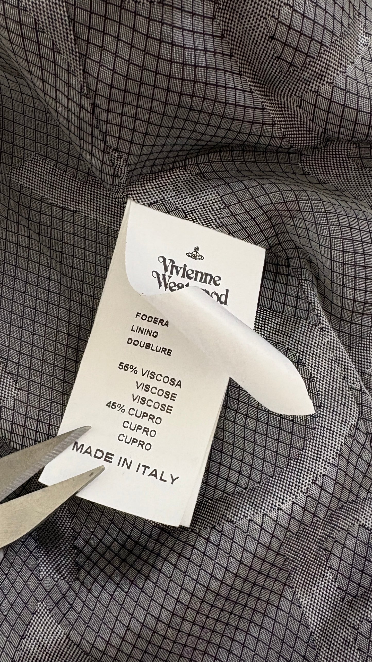 Vivienne Westwood dropped shoulder dart jacket.
