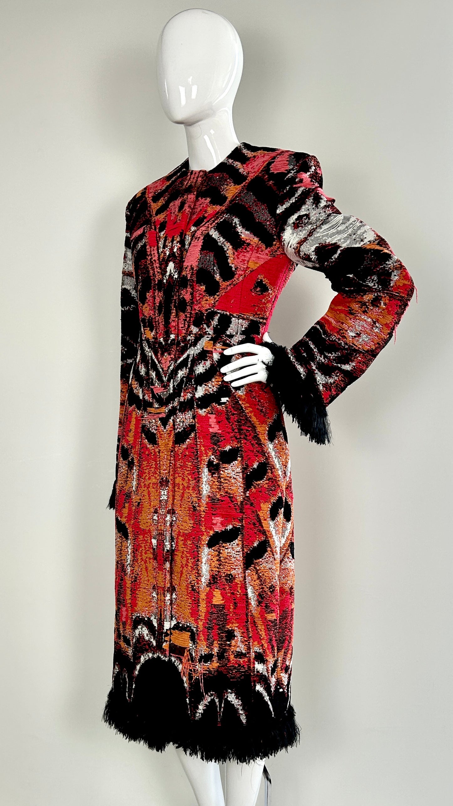 Alexander McQueen A/W 2018/2019 butterfly tapestry jacket