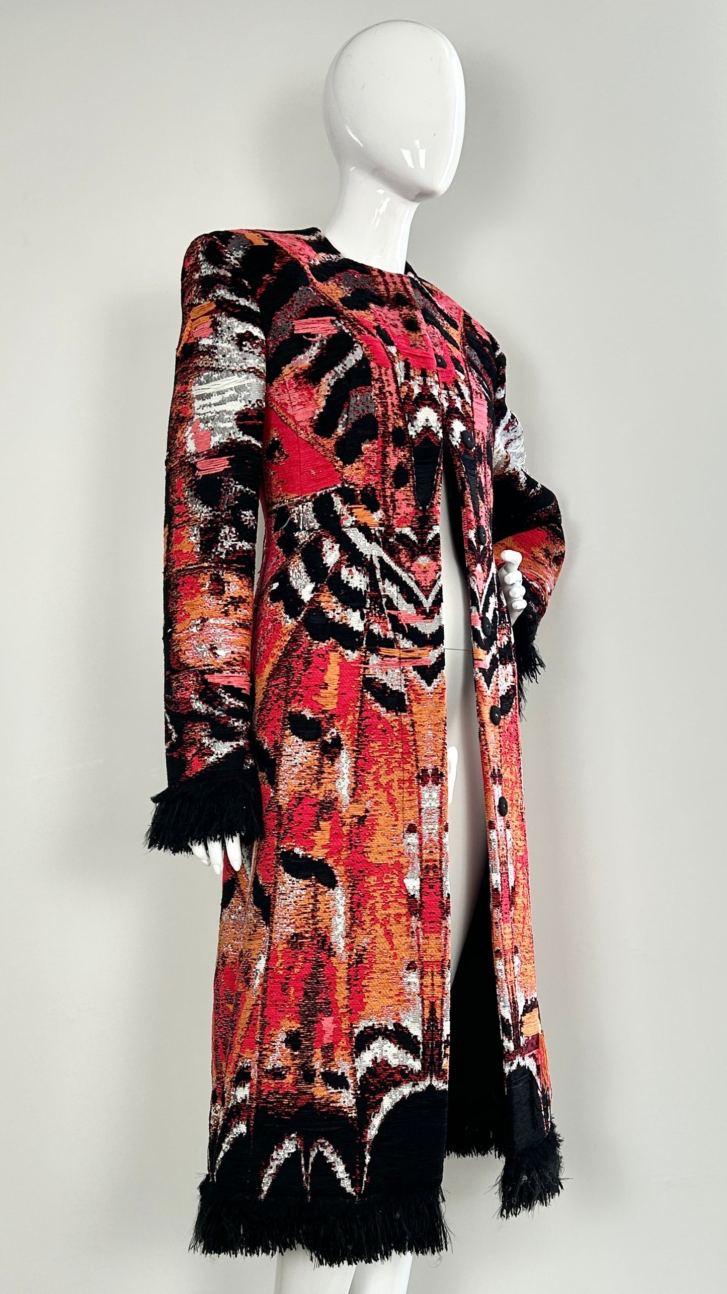 Alexander McQueen A/W 2018/2019 butterfly tapestry jacket