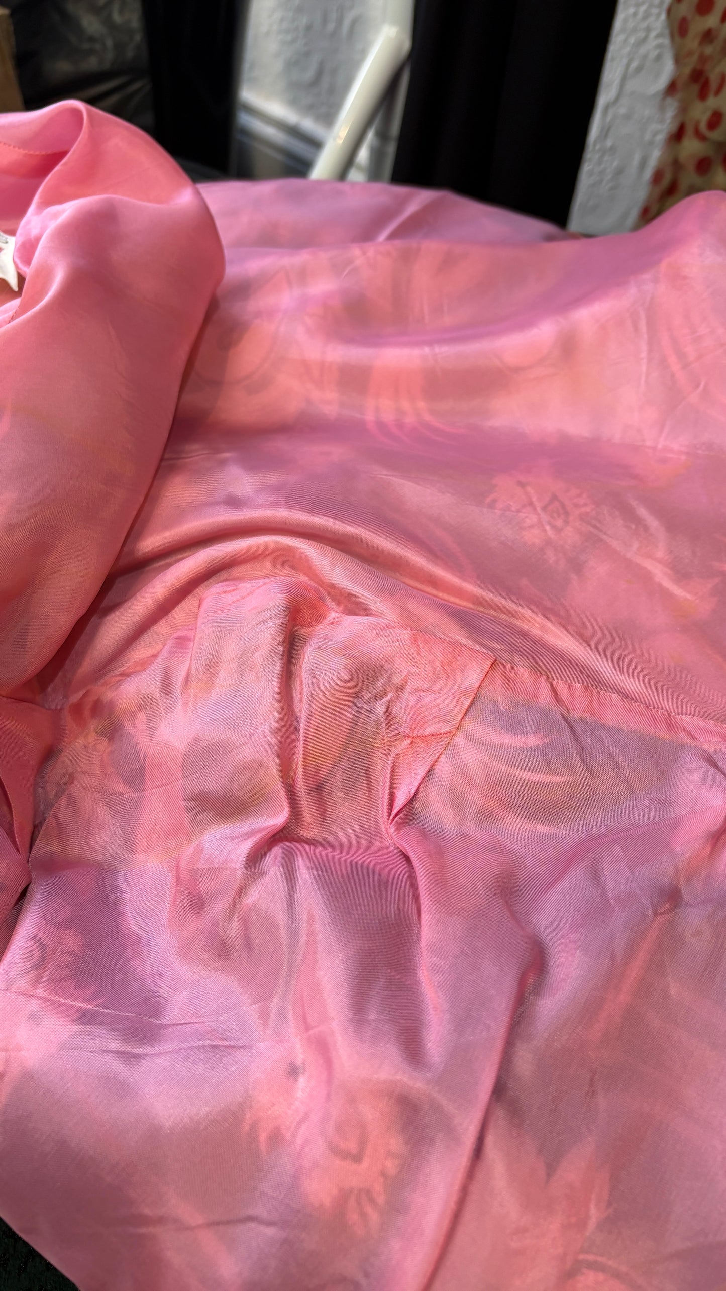Alexander McQueen S/S 2001 'VOSS' collection paisley print tie dress