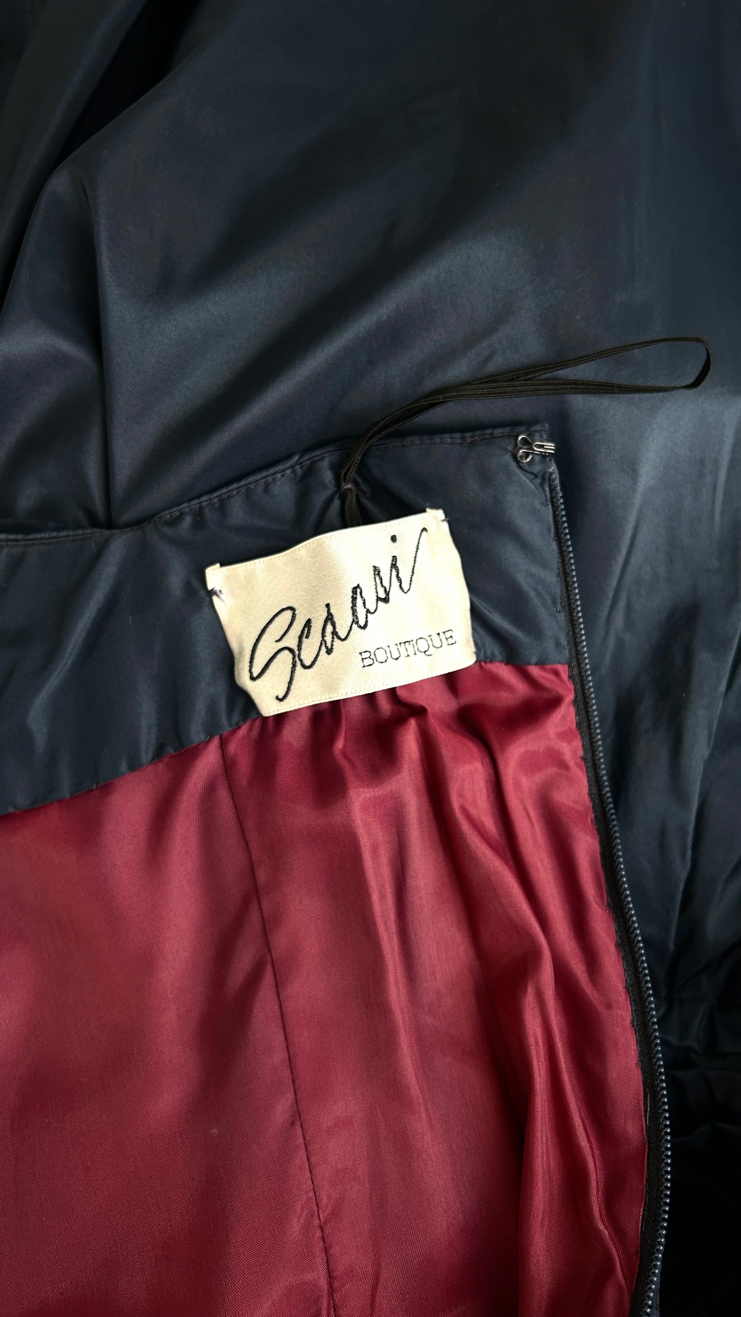 Scaasi 1980's taffeta ballgown