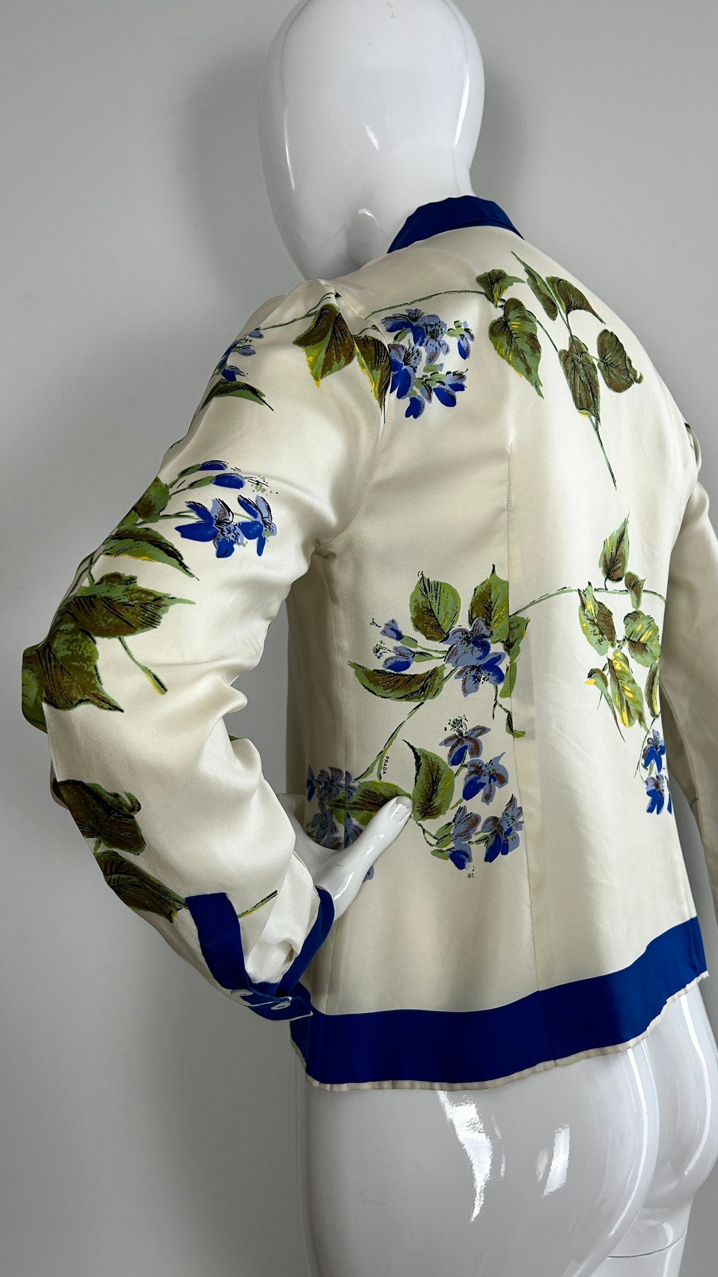 Prada floral blouse