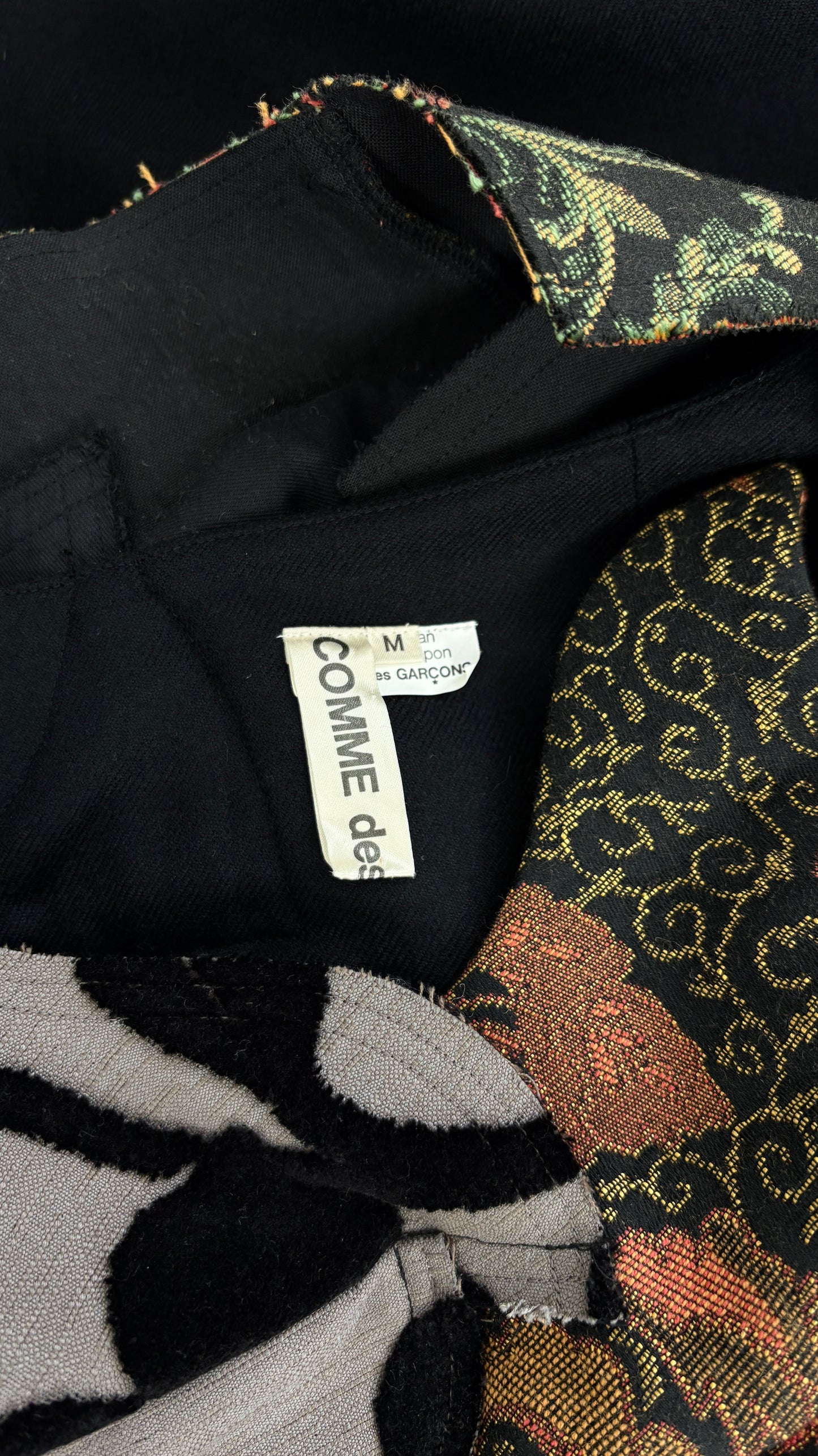 Comme des Garcons S/S 2010 structural wool dress with 3D puzzle piece back