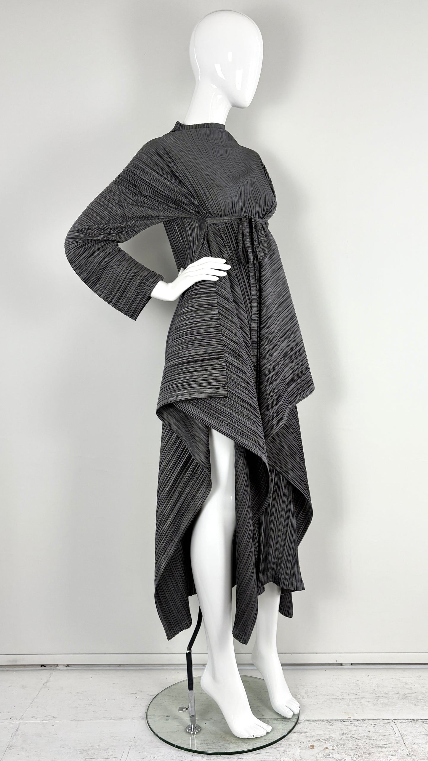 Issey Miyake convertible pleated gown
