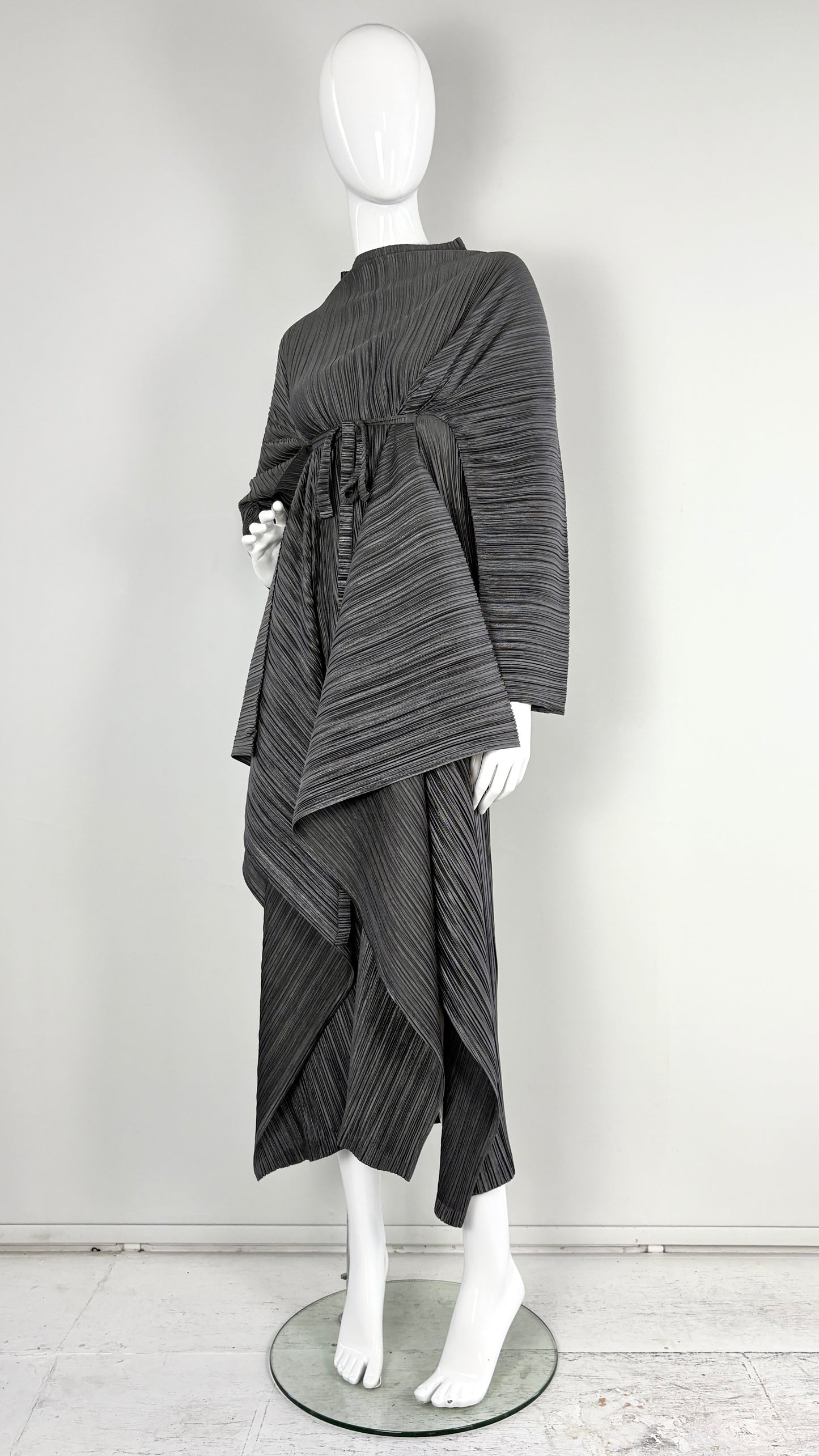Issey Miyake convertible pleated gown