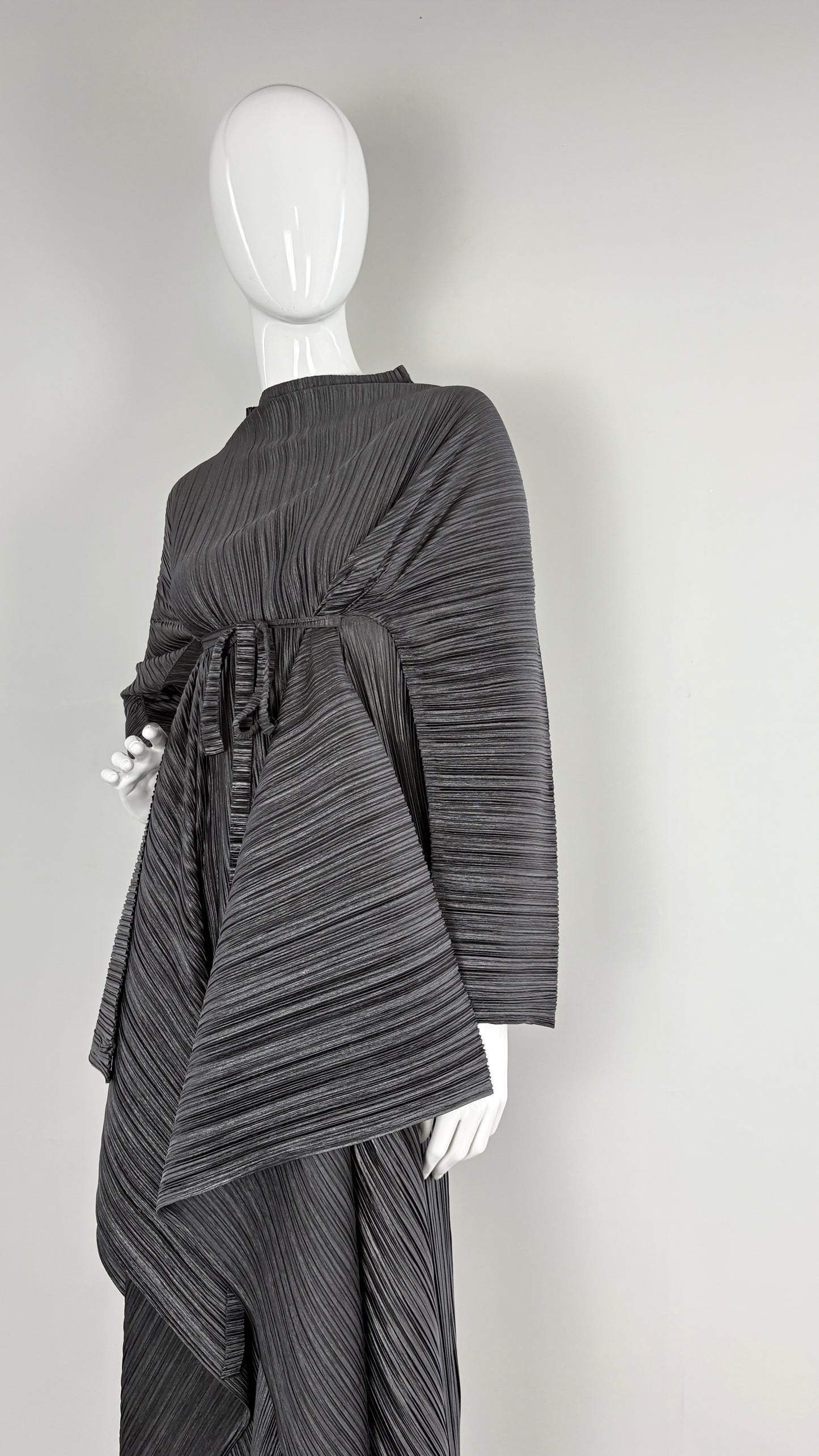 Issey Miyake convertible pleated gown