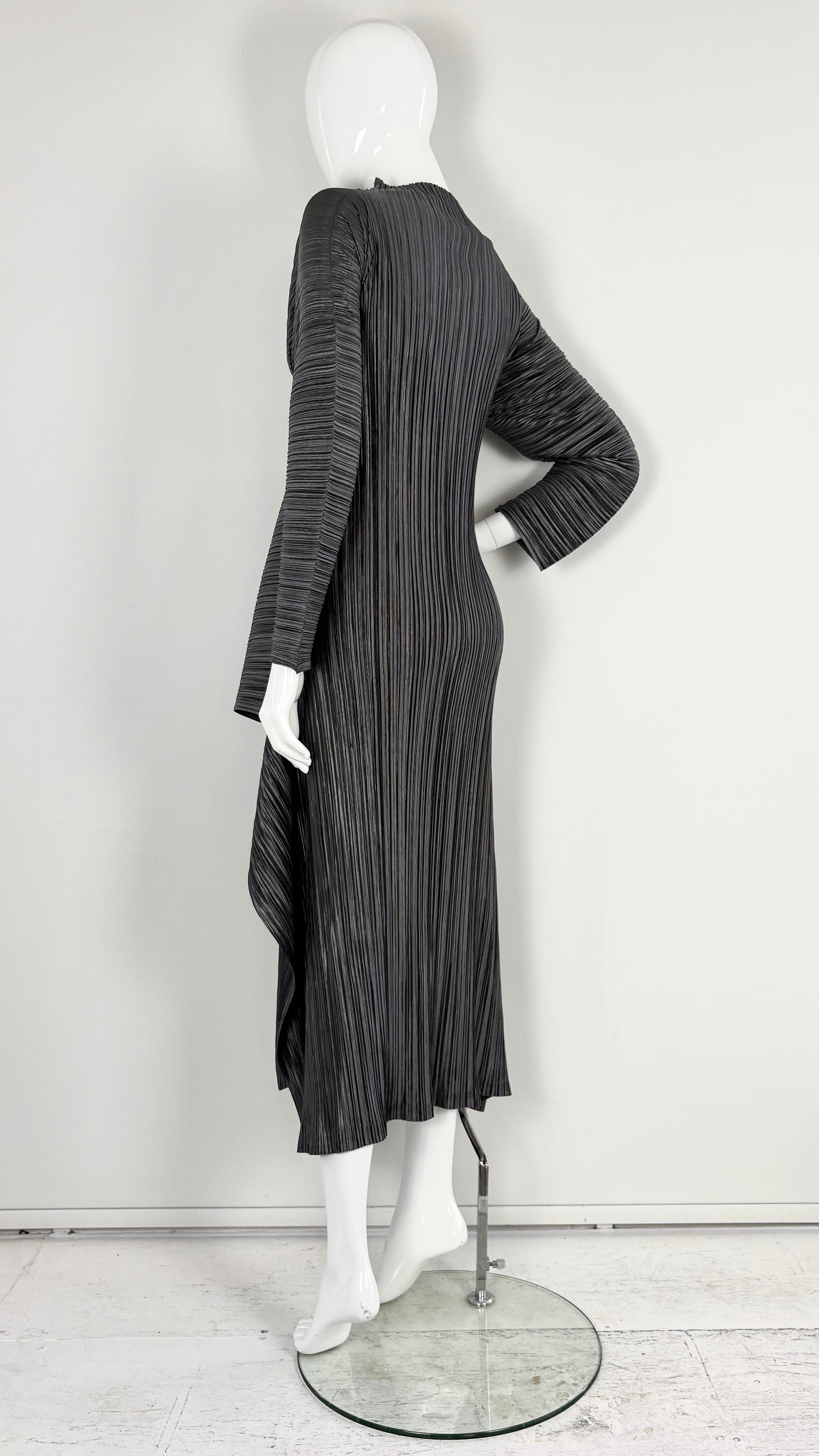 Issey Miyake convertible pleated gown