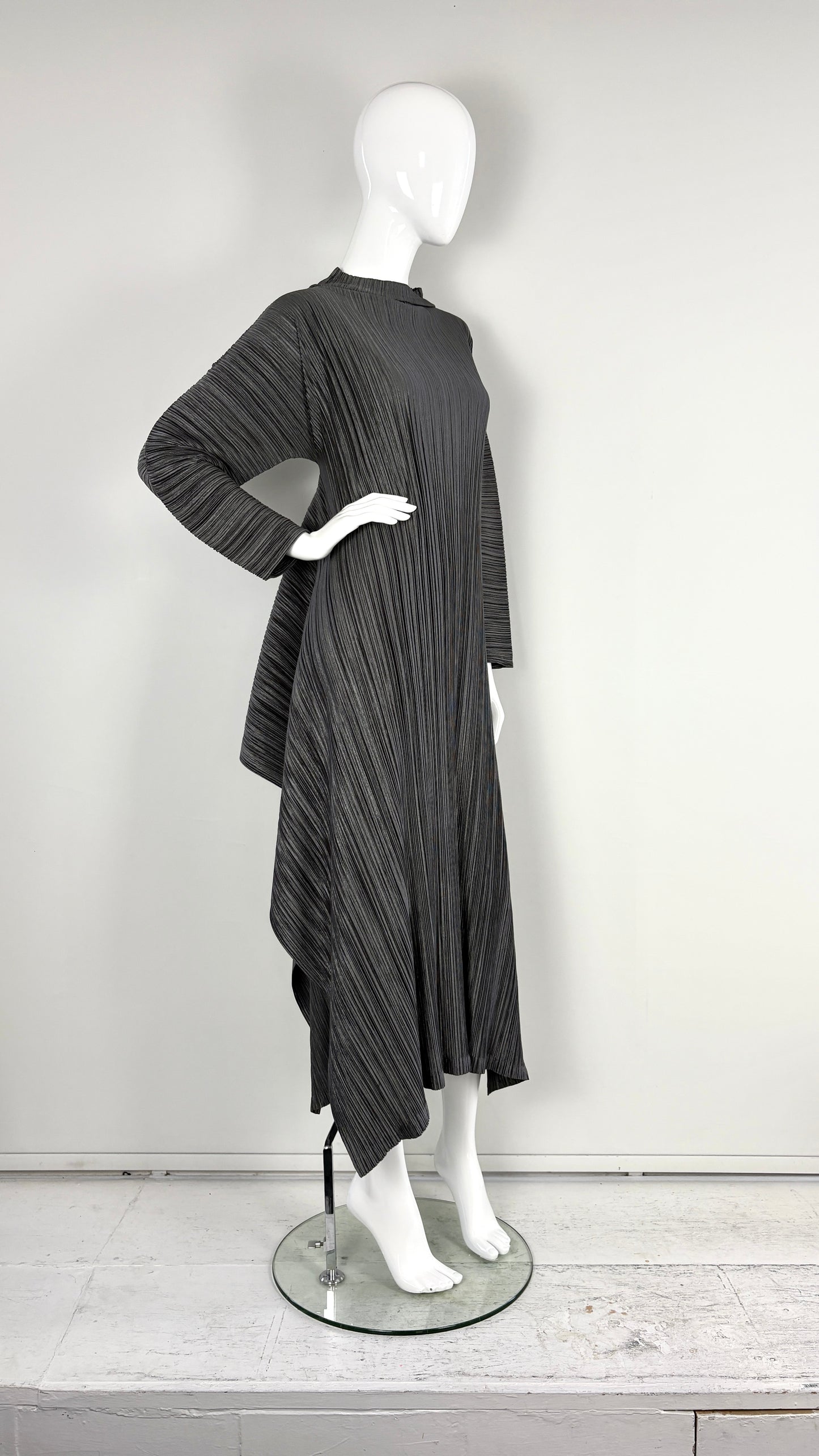 Issey Miyake convertible pleated gown