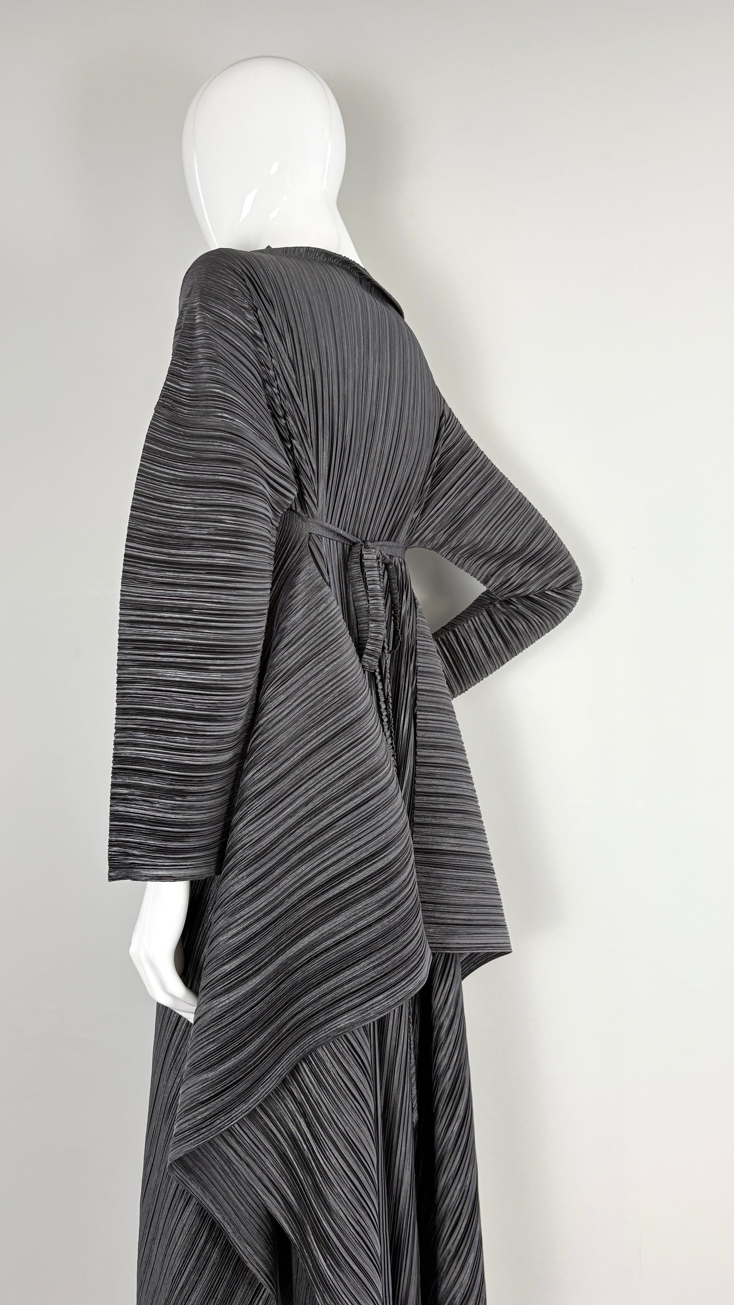 Issey Miyake convertible pleated gown