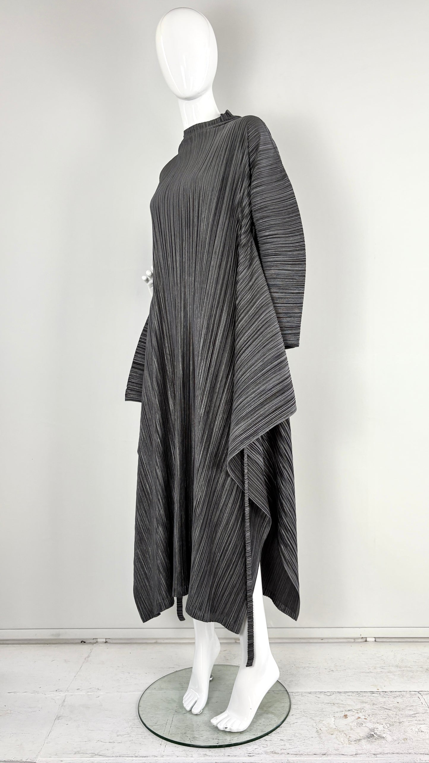 Issey Miyake convertible pleated gown