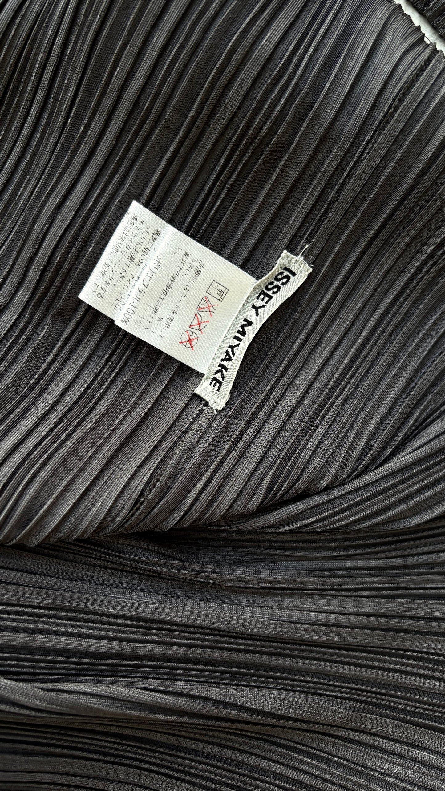 Issey Miyake convertible pleated gown