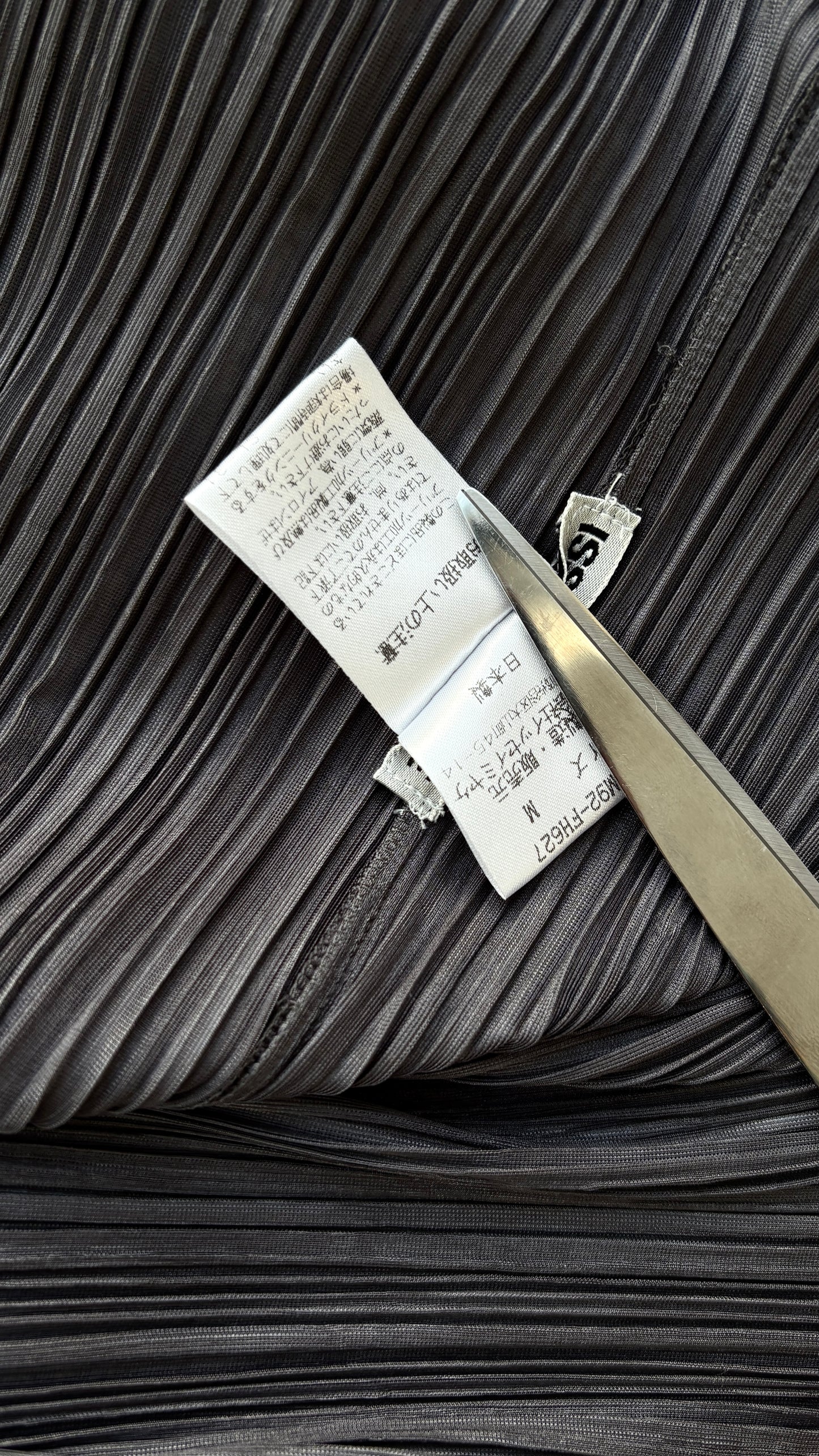 Issey Miyake convertible pleated gown
