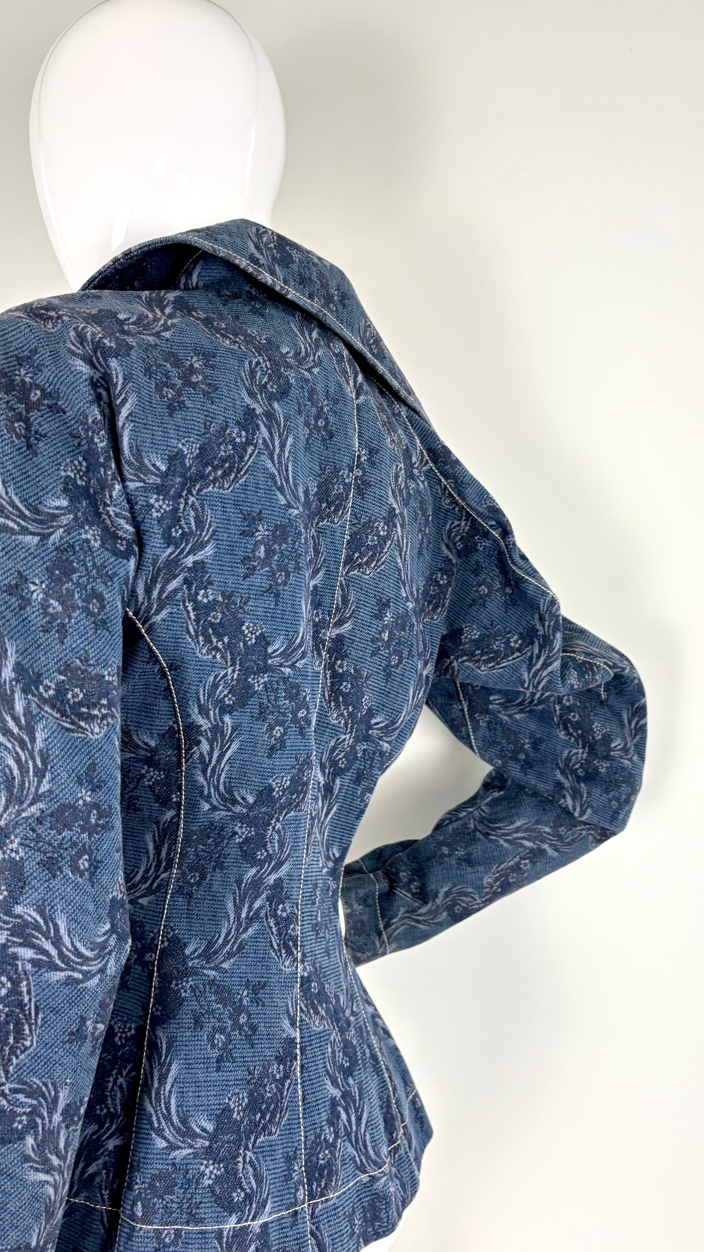 Vivienne Westwood A/W 1996 floral denim jacket
