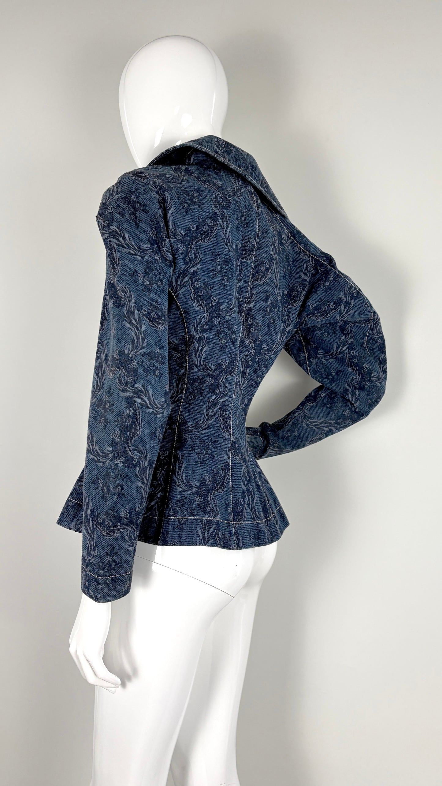 Vivienne Westwood A/W 1996 floral denim jacket