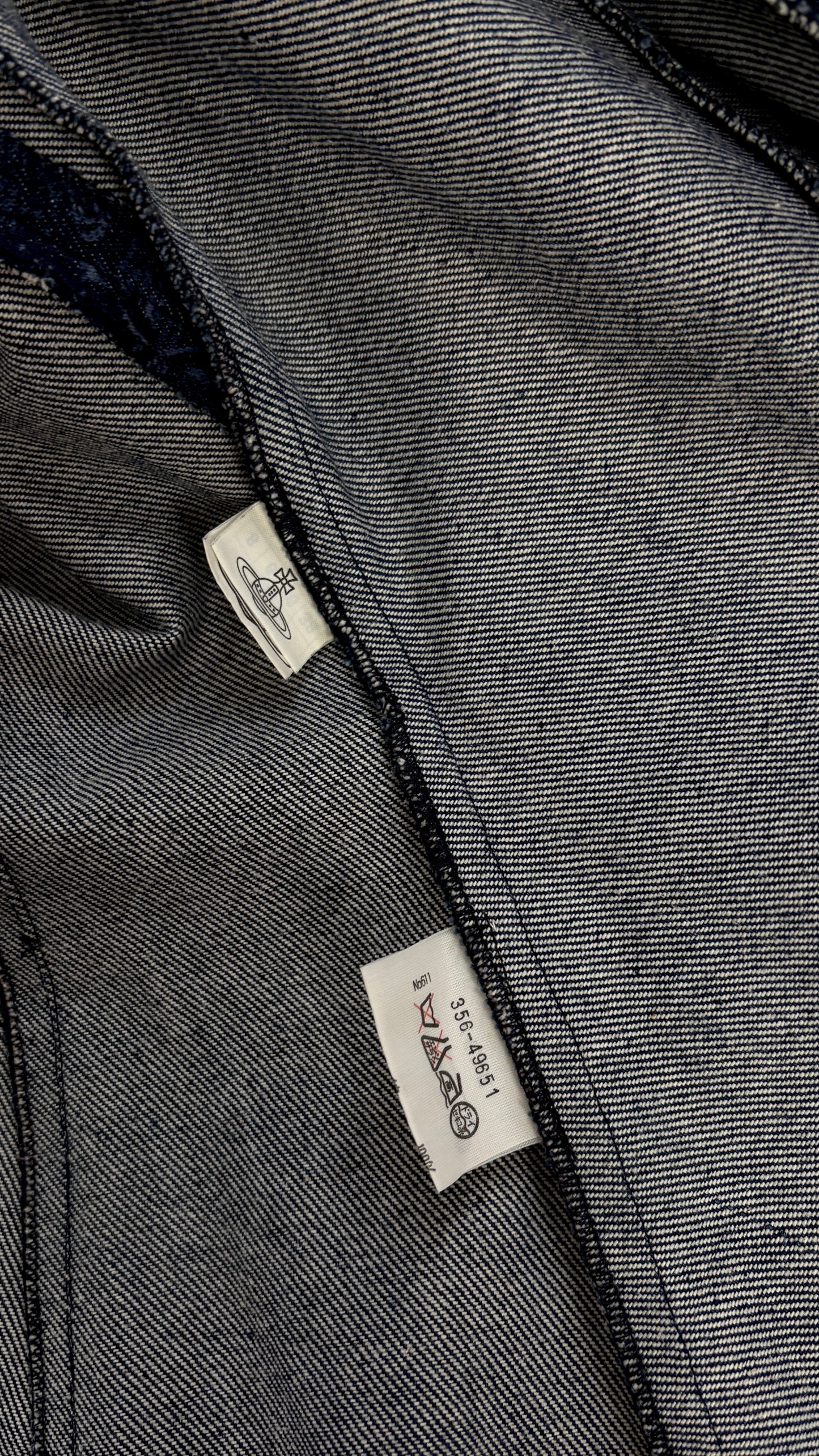 Vivienne Westwood A/W 1996 floral denim jacket