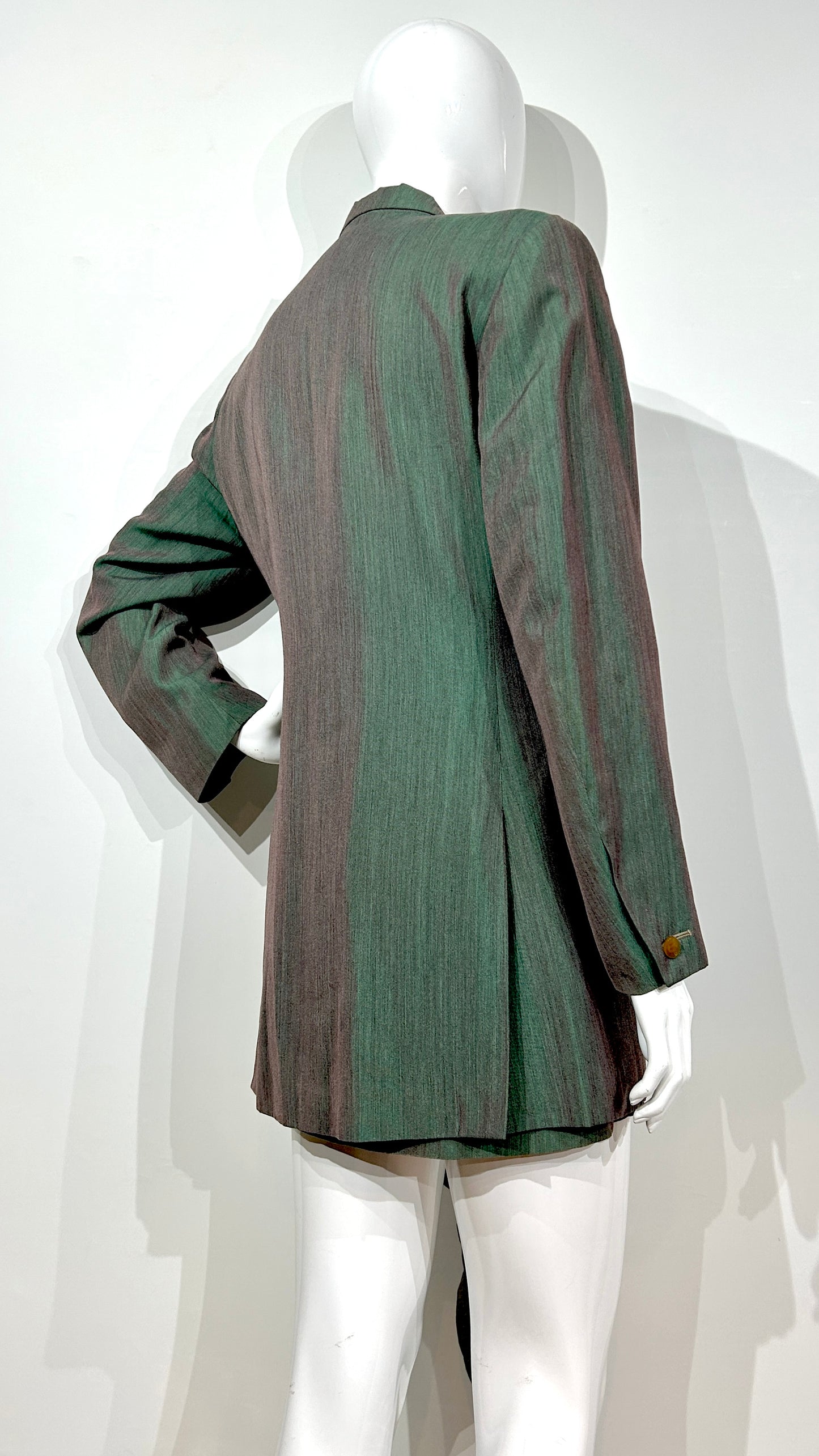 Vivienne Westwood S/S 1993 'Grand hotel' green draped skirt ensemble
