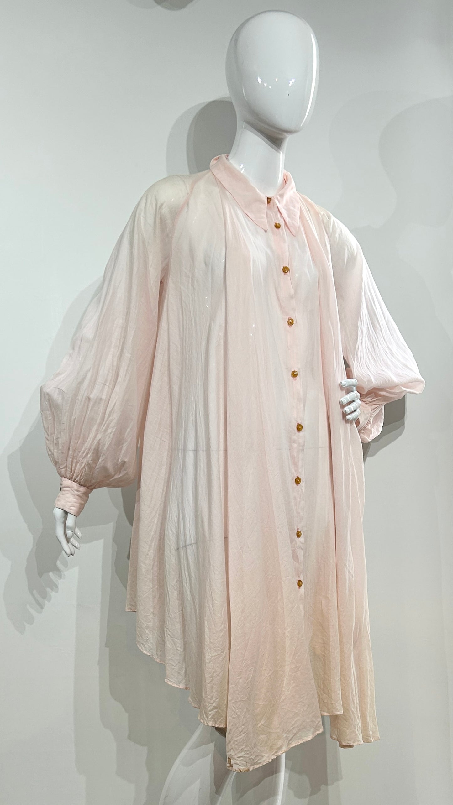 Vivienne Westwood S/S 1991 'Cut slash and pull' oversized blouse