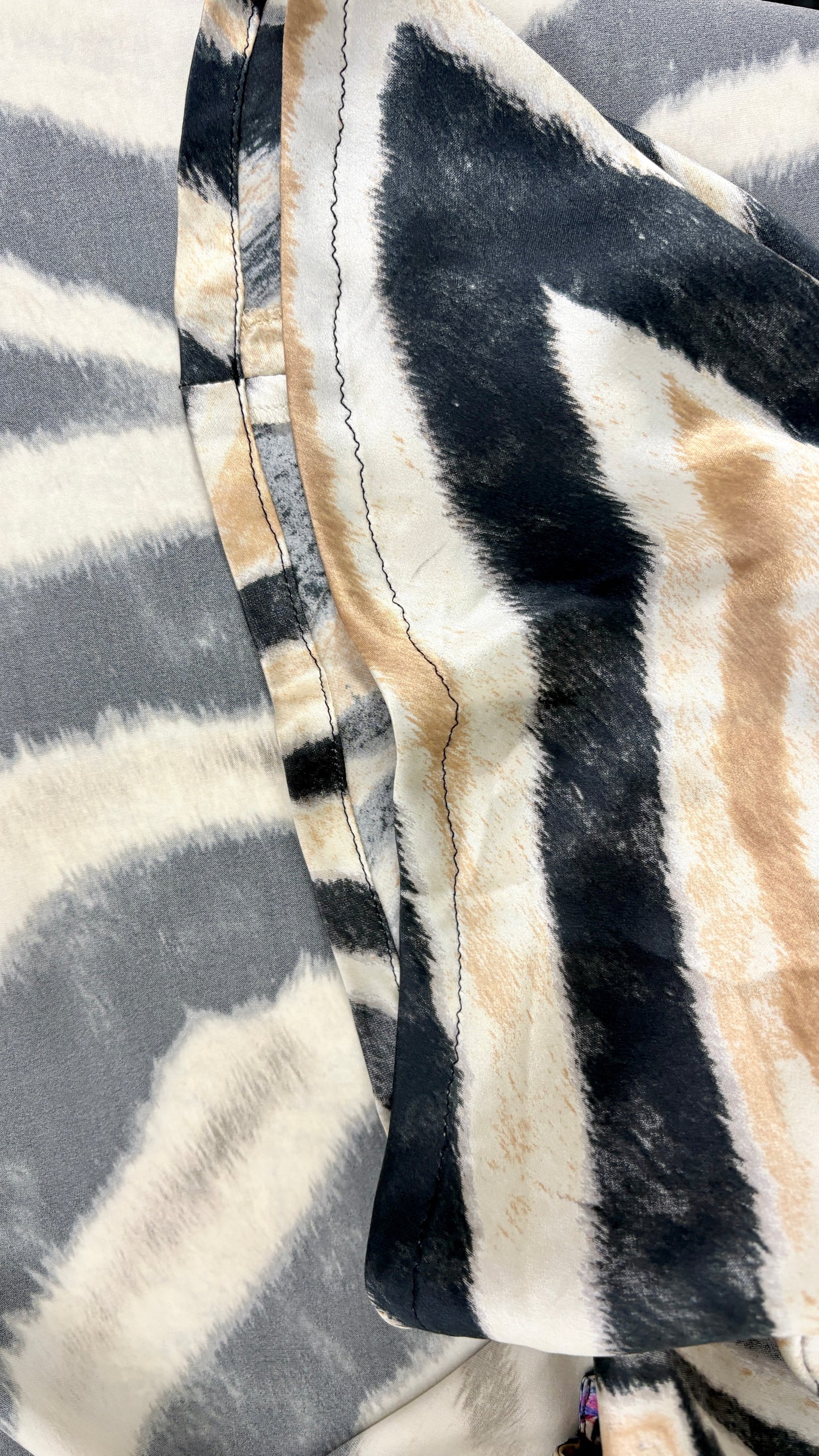 Roberto Cavalli zebra and gemstone print ensemble