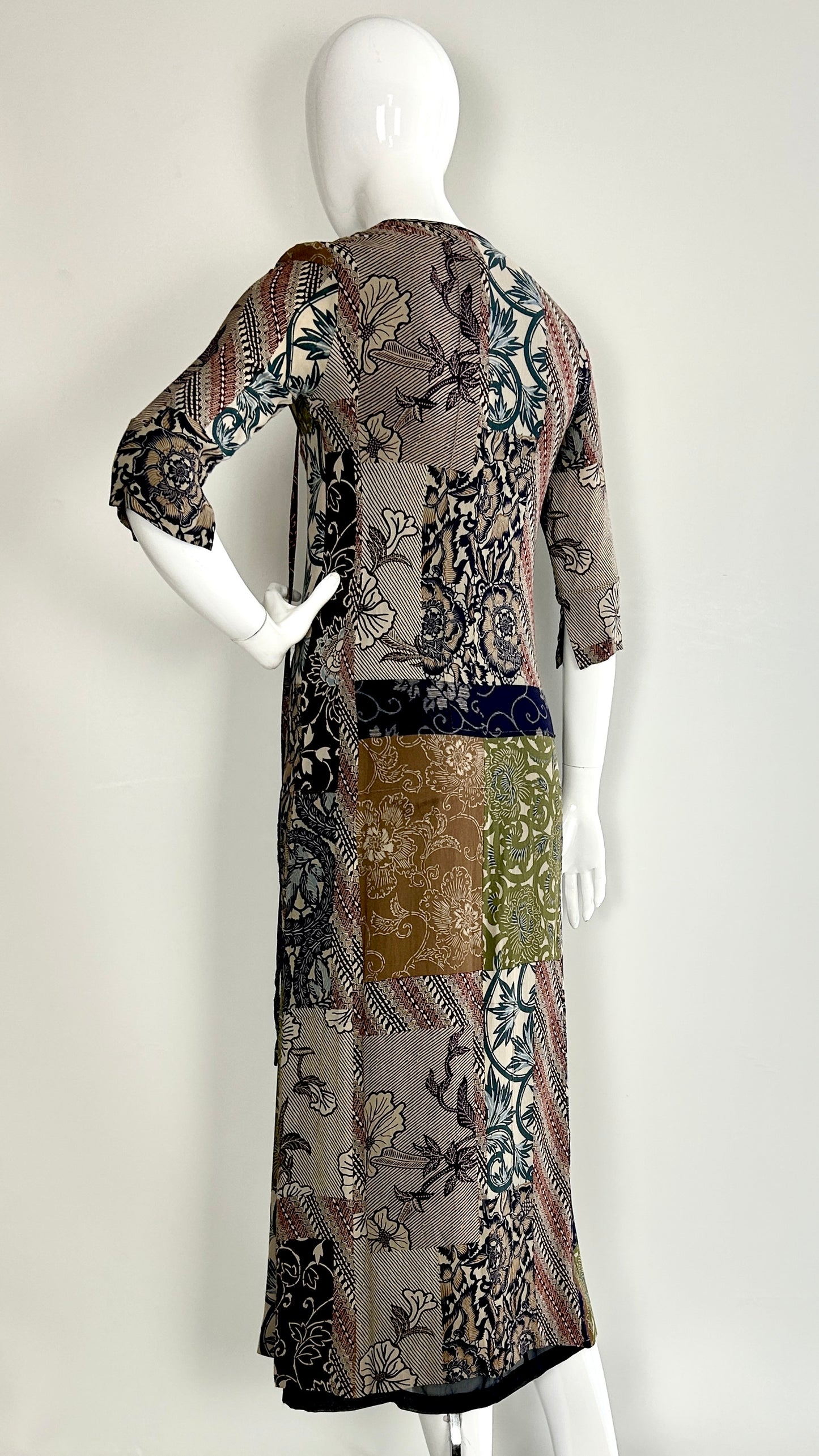 Kenzo patchwork print dress