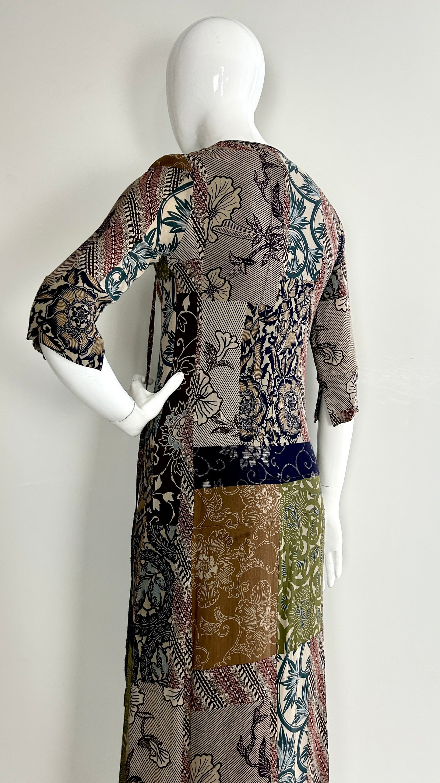 Kenzo patchwork print dress