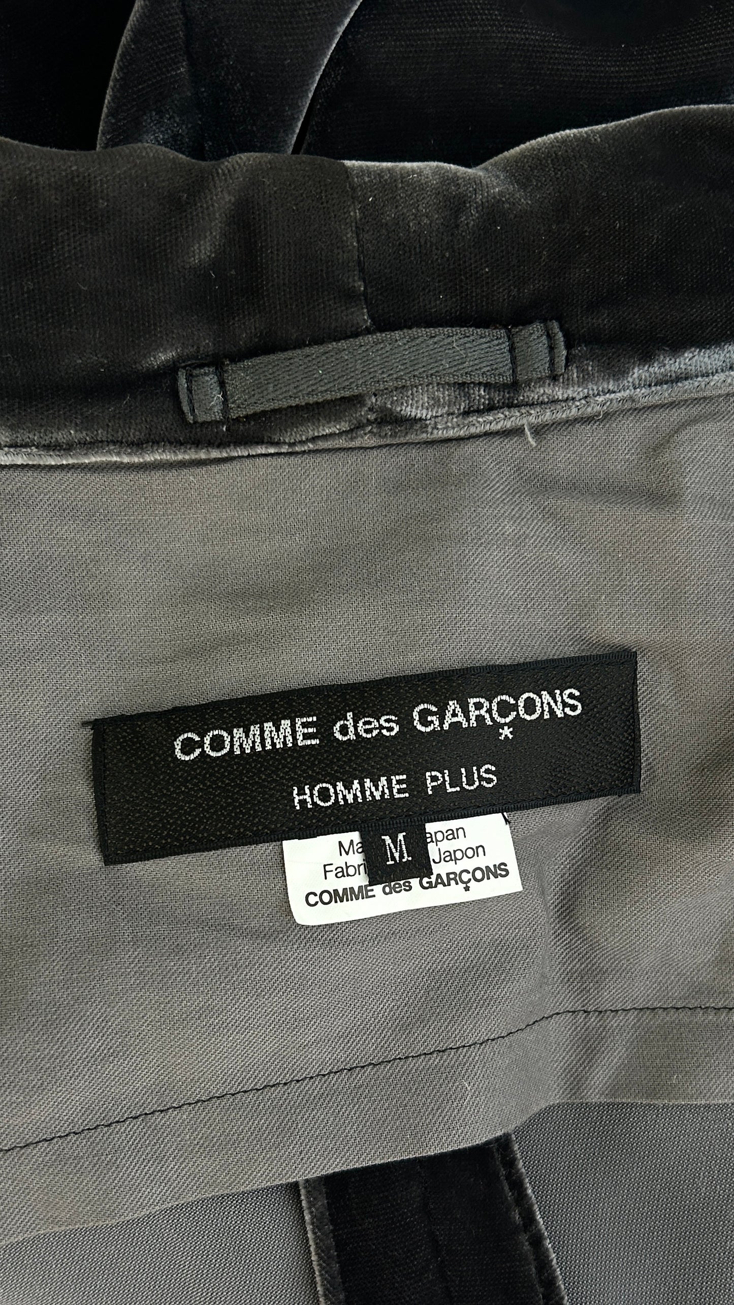 Comme des Garcons homme plus velvet jacket