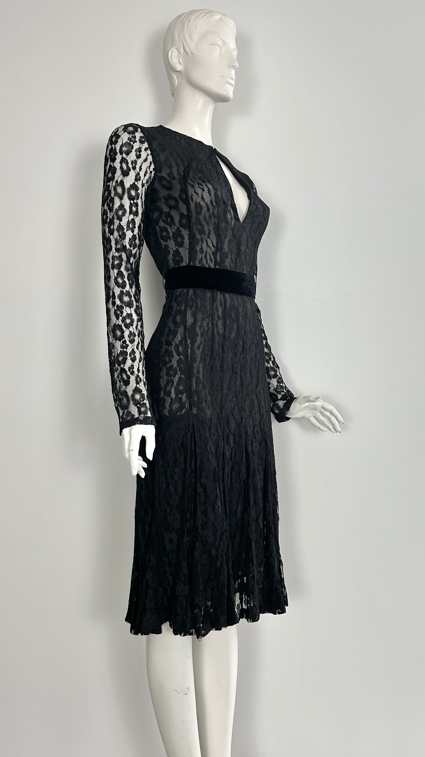 Tom Ford leopard lace dress