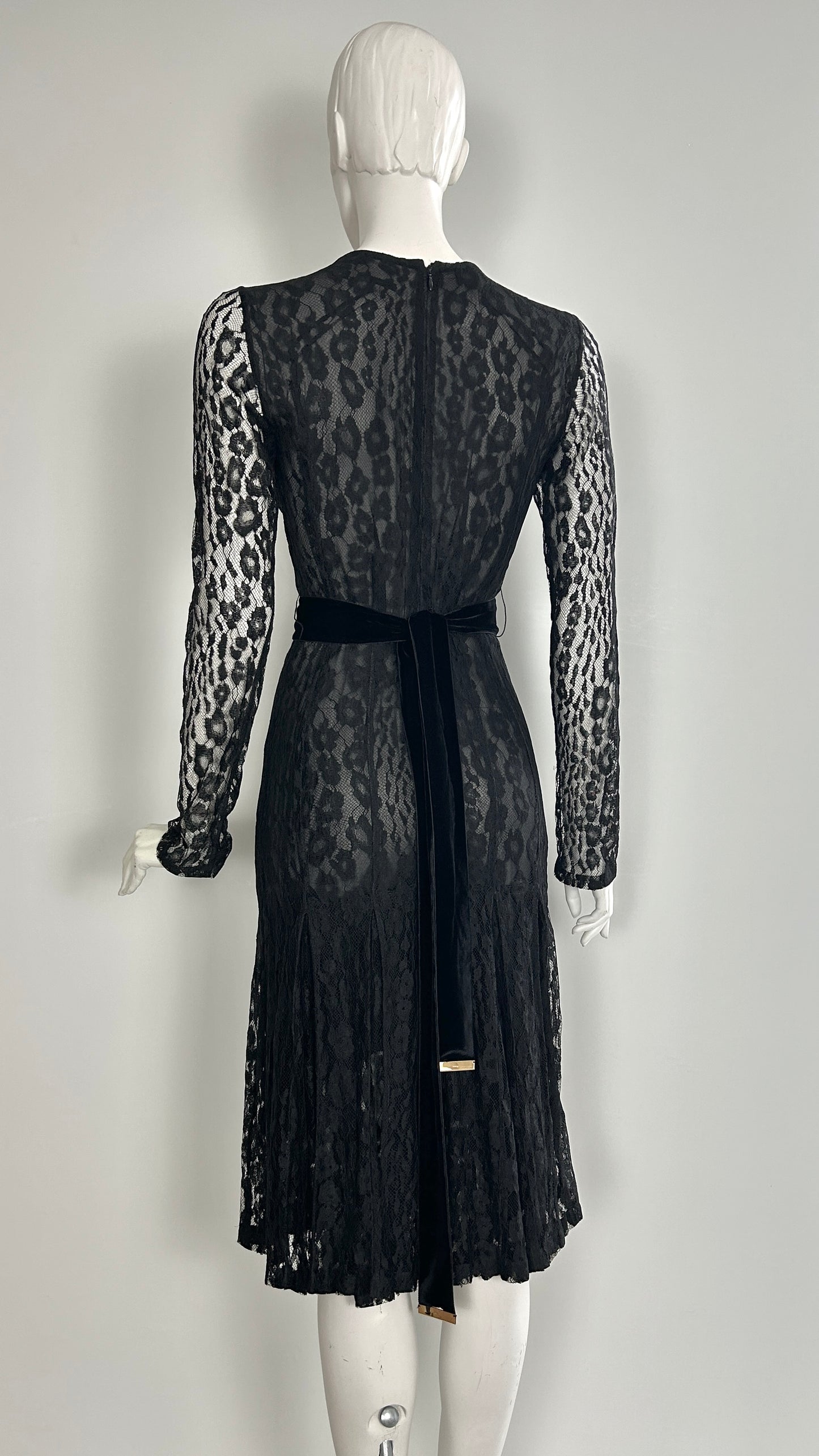 Tom Ford leopard lace dress