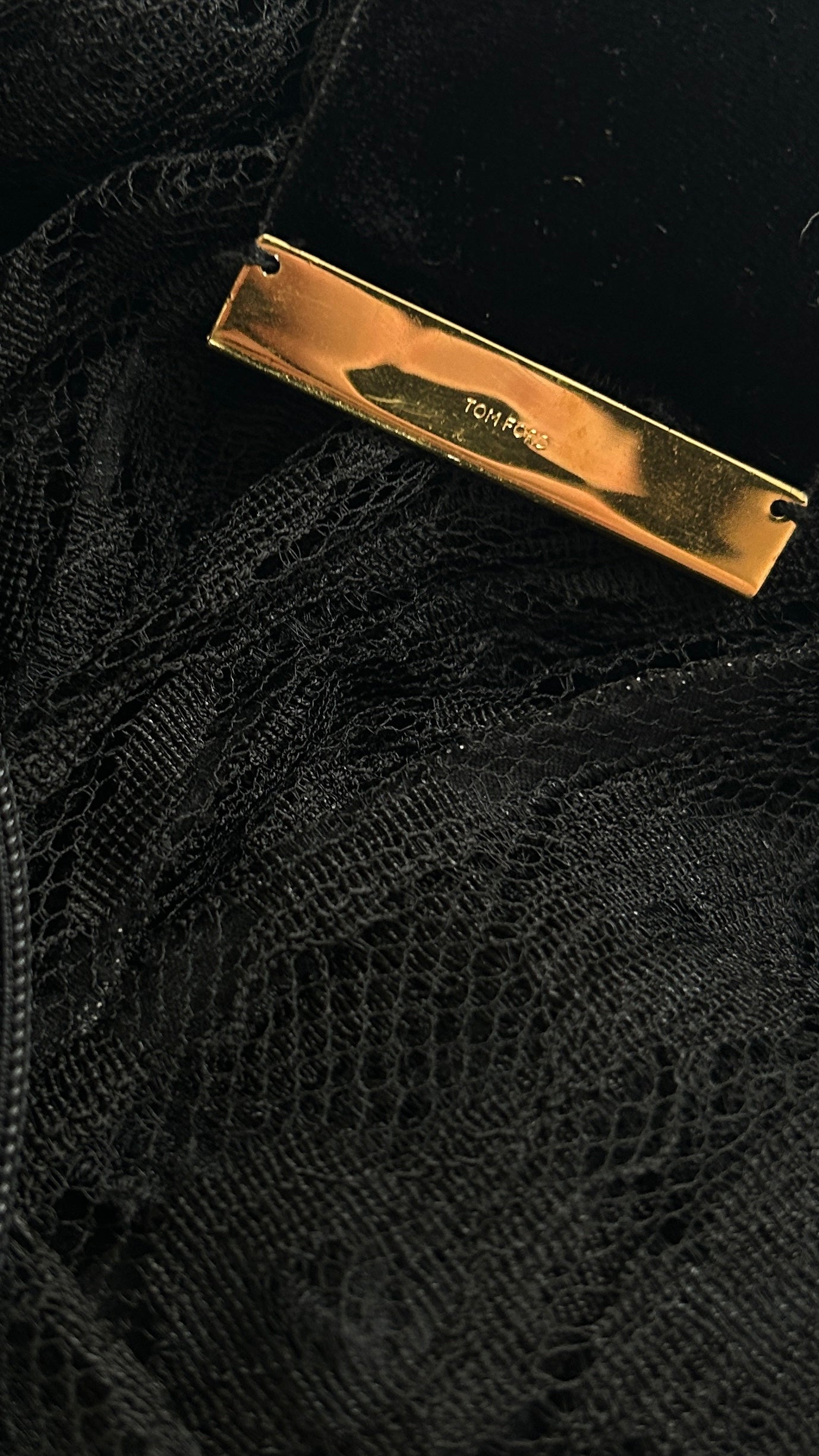Tom Ford leopard lace dress