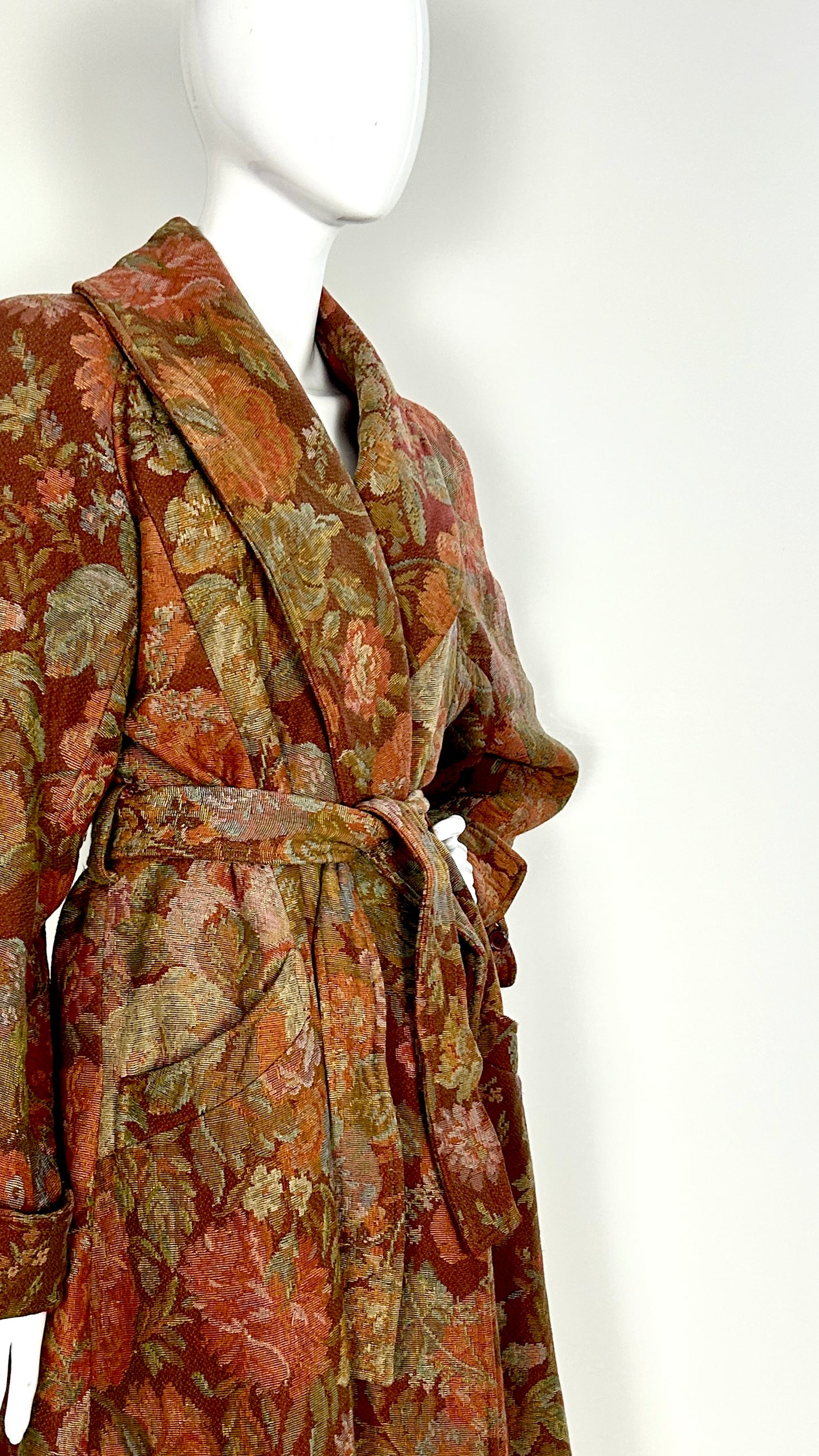 Kenzo tapestry robe style coat