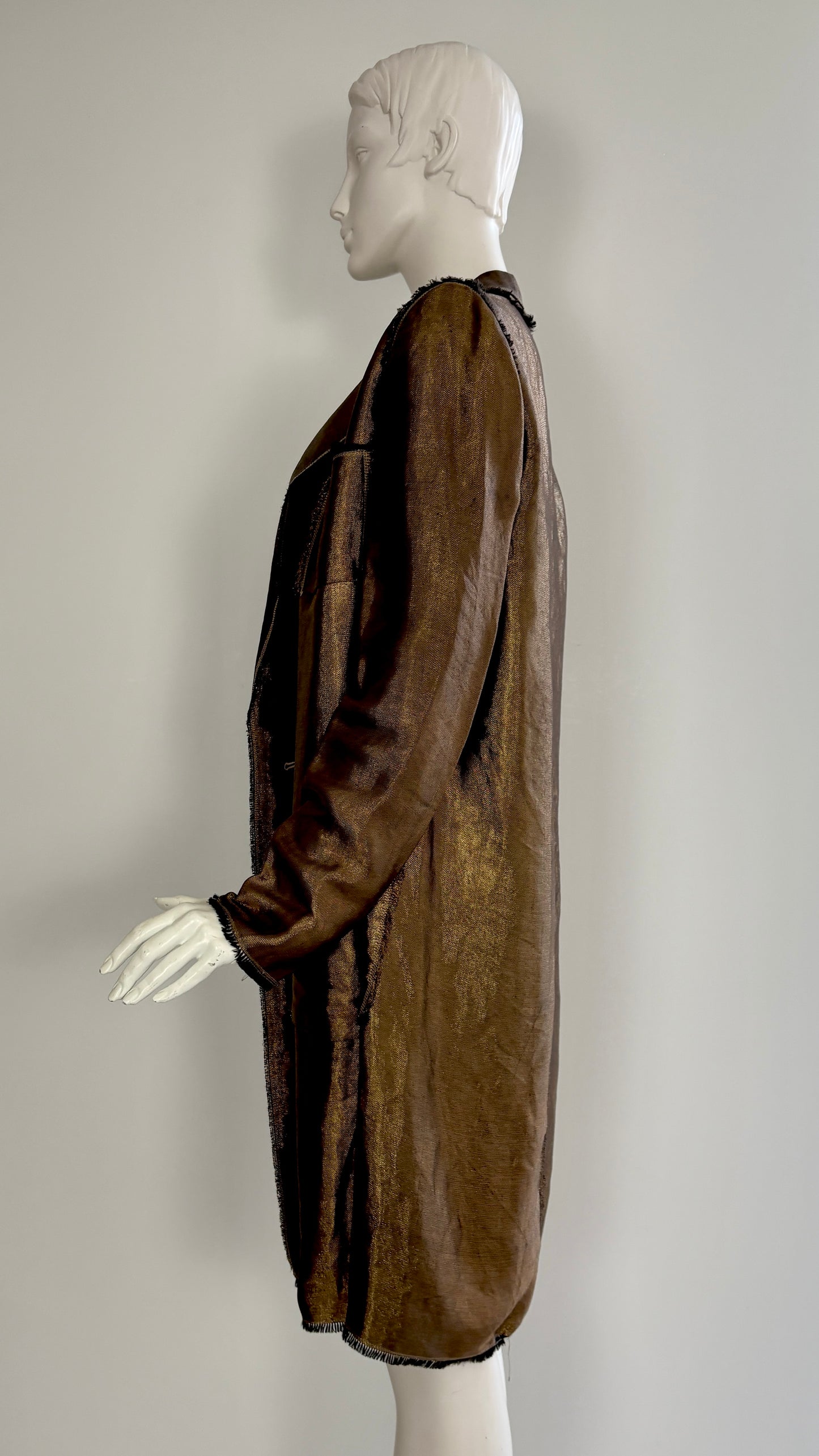 Lanvin S/S 2003 metallic thread jacket